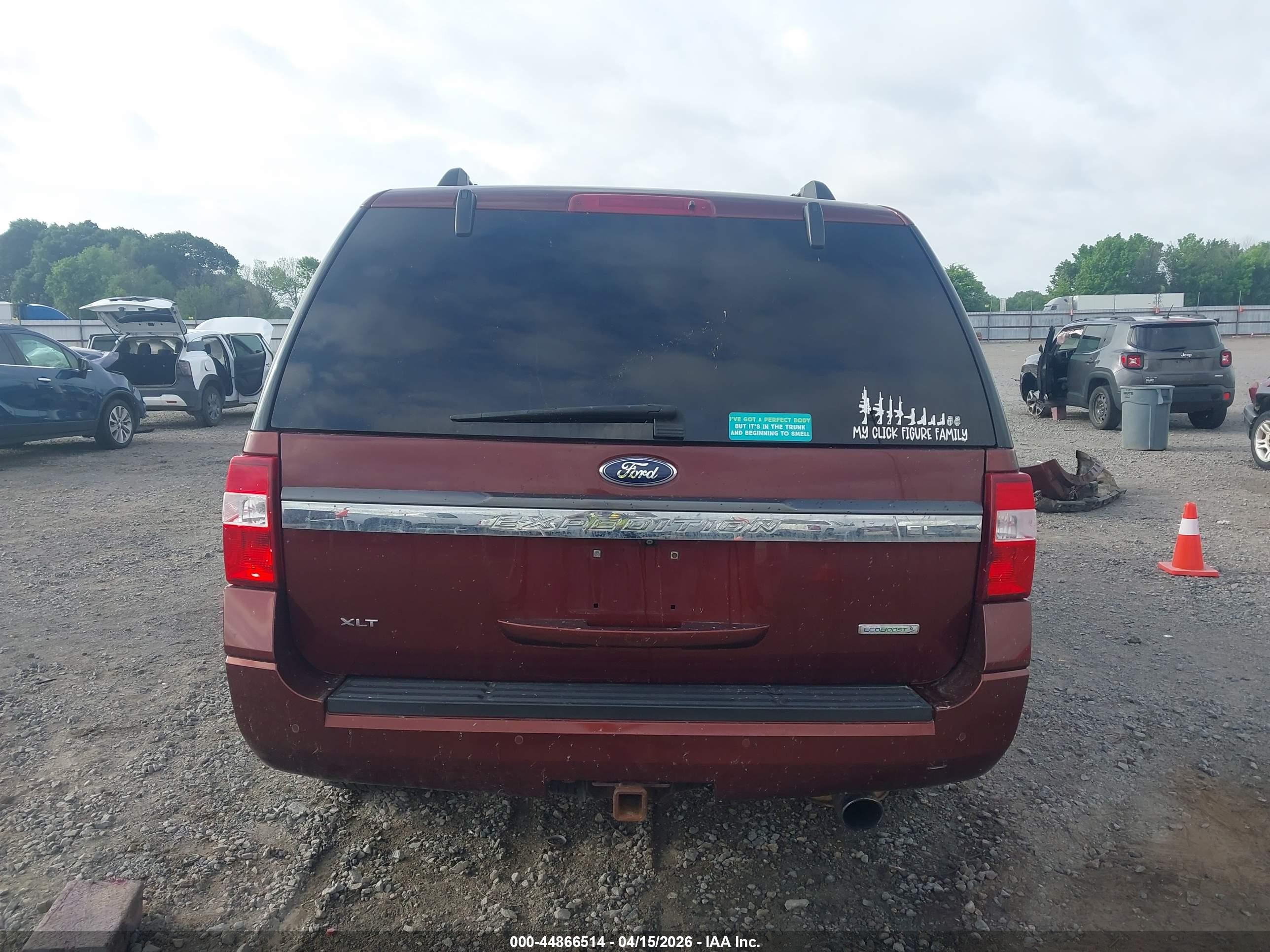 2015 Ford Expedition El Xlt Burgundy vin: 1FMJK1JT2FEF14890