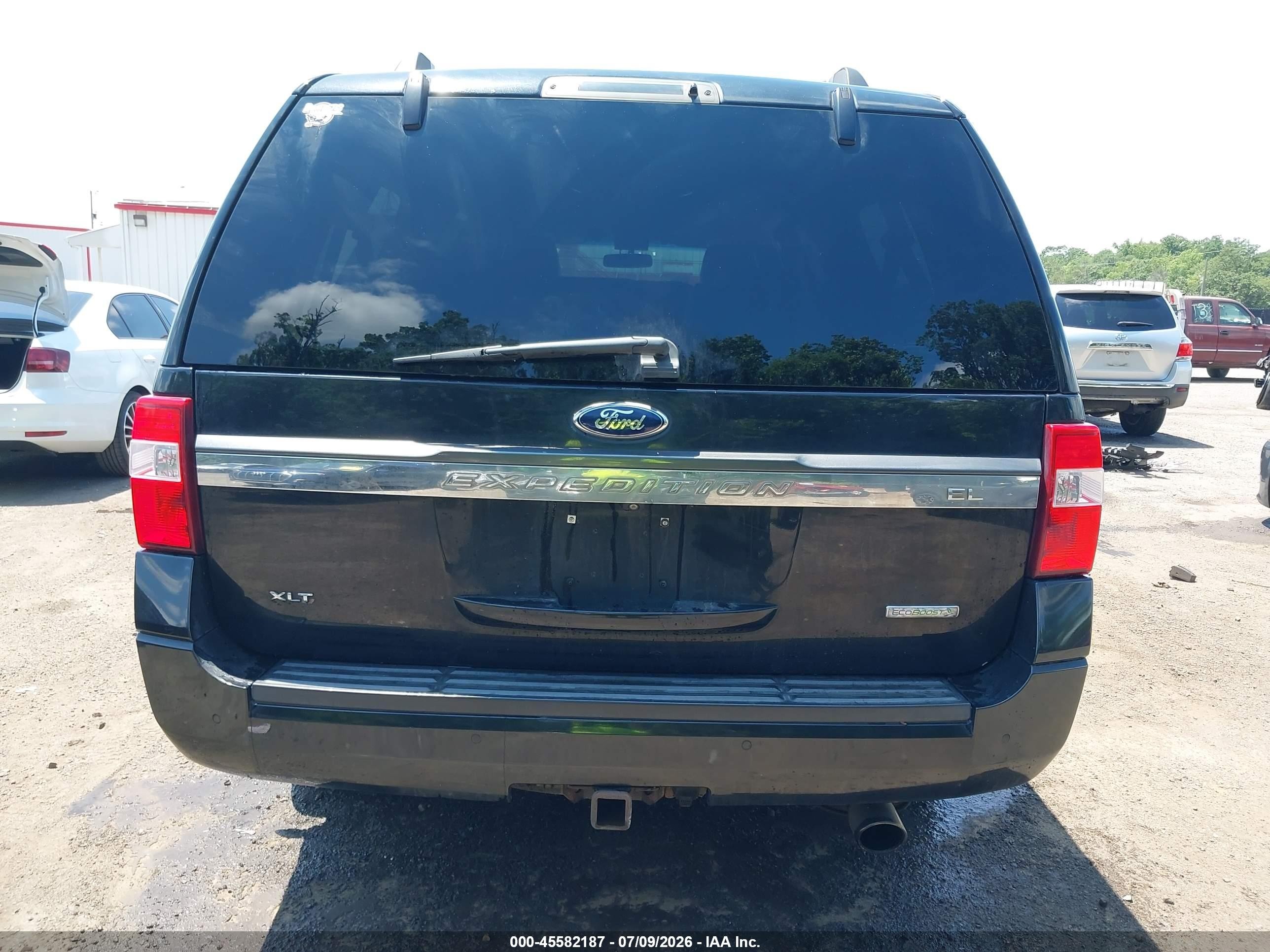 2015 Ford Expedition El Xlt Черный vin: 1FMJK1JT2FEF30782