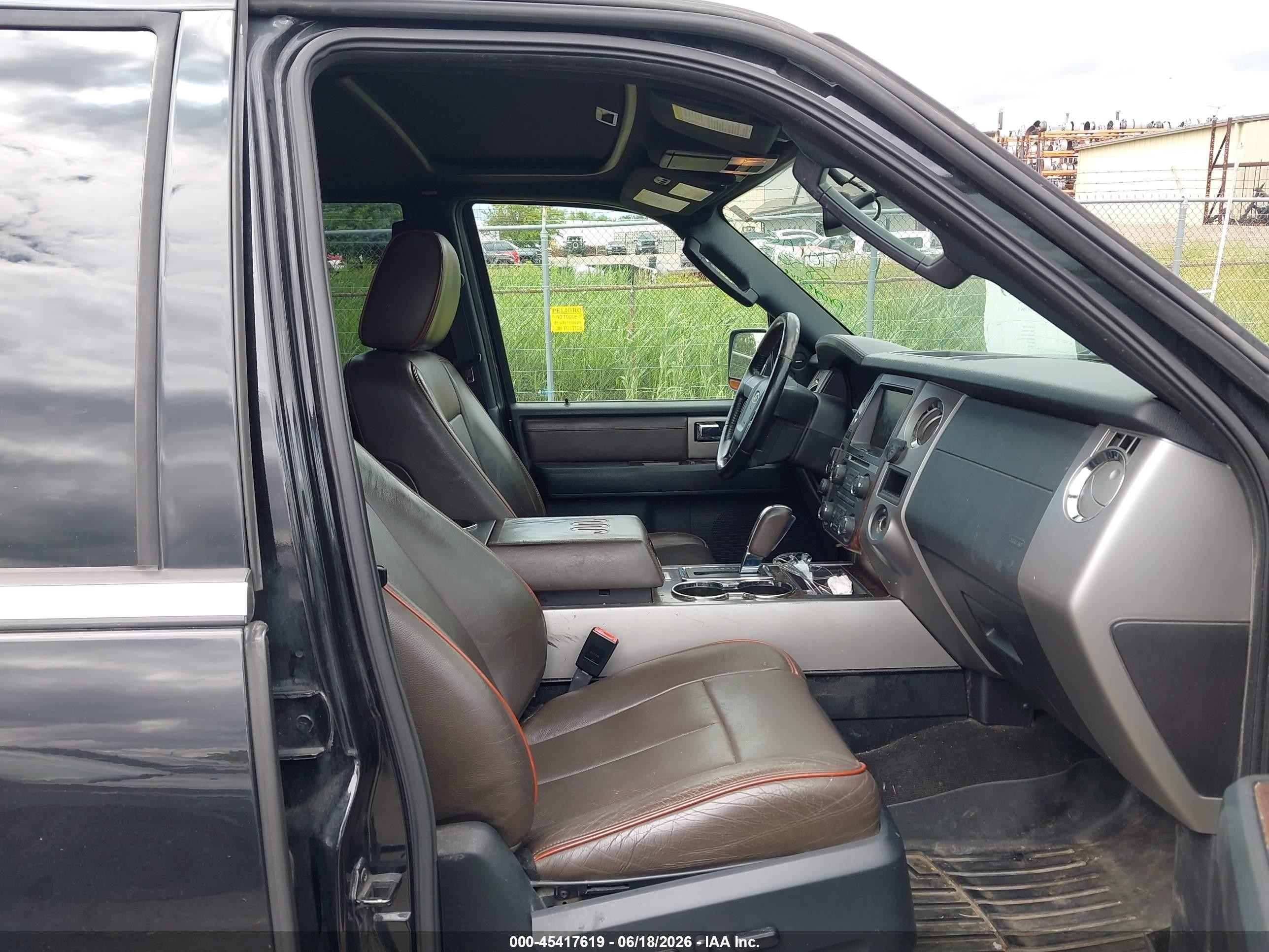 2015 Ford Expedition El King Ranch Черный vin: 1FMJK1JT2FEF31656