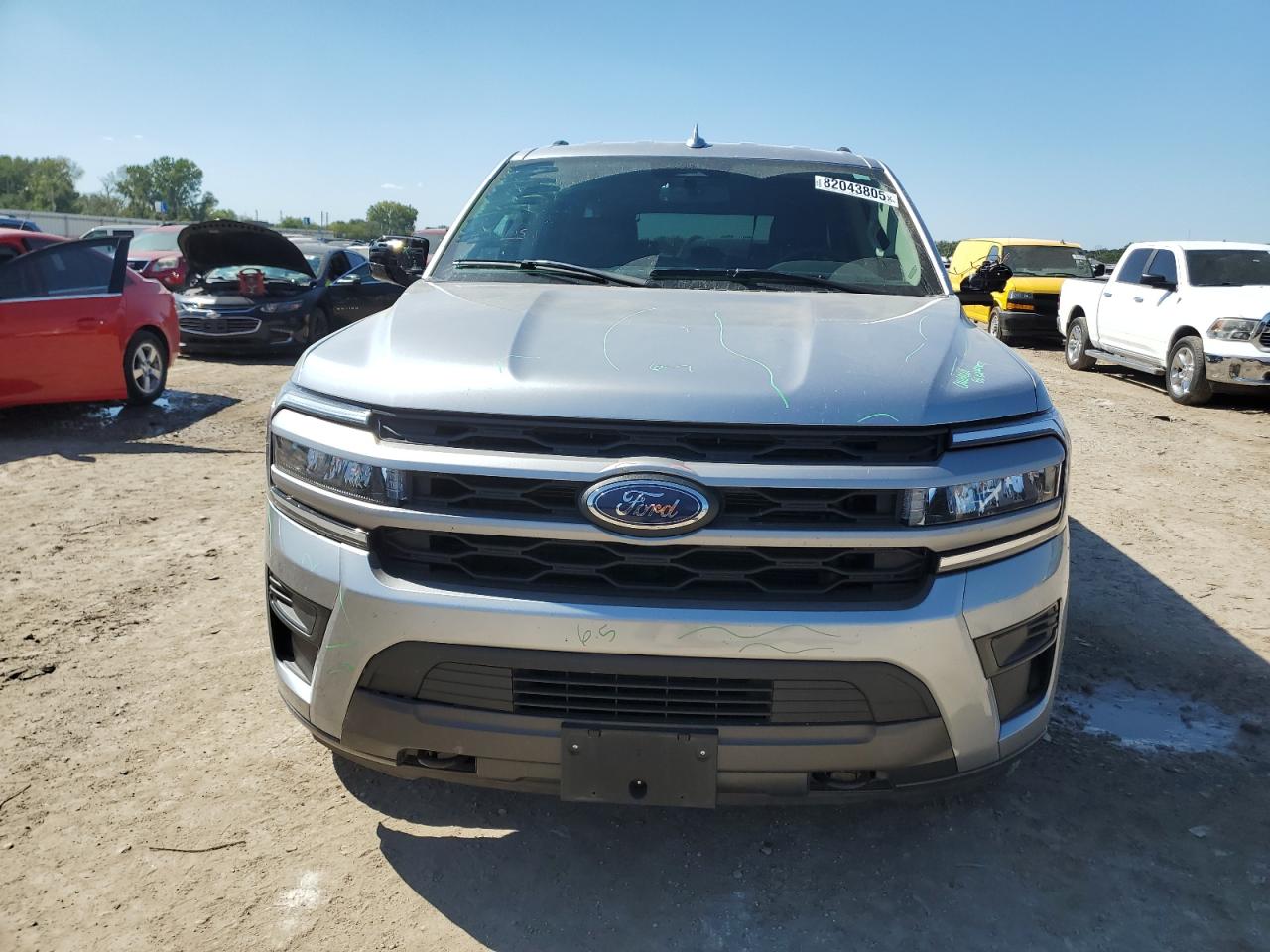 2022 Ford Expedition Max Xlt Silver vin: 1FMJK1JT2NEA64141