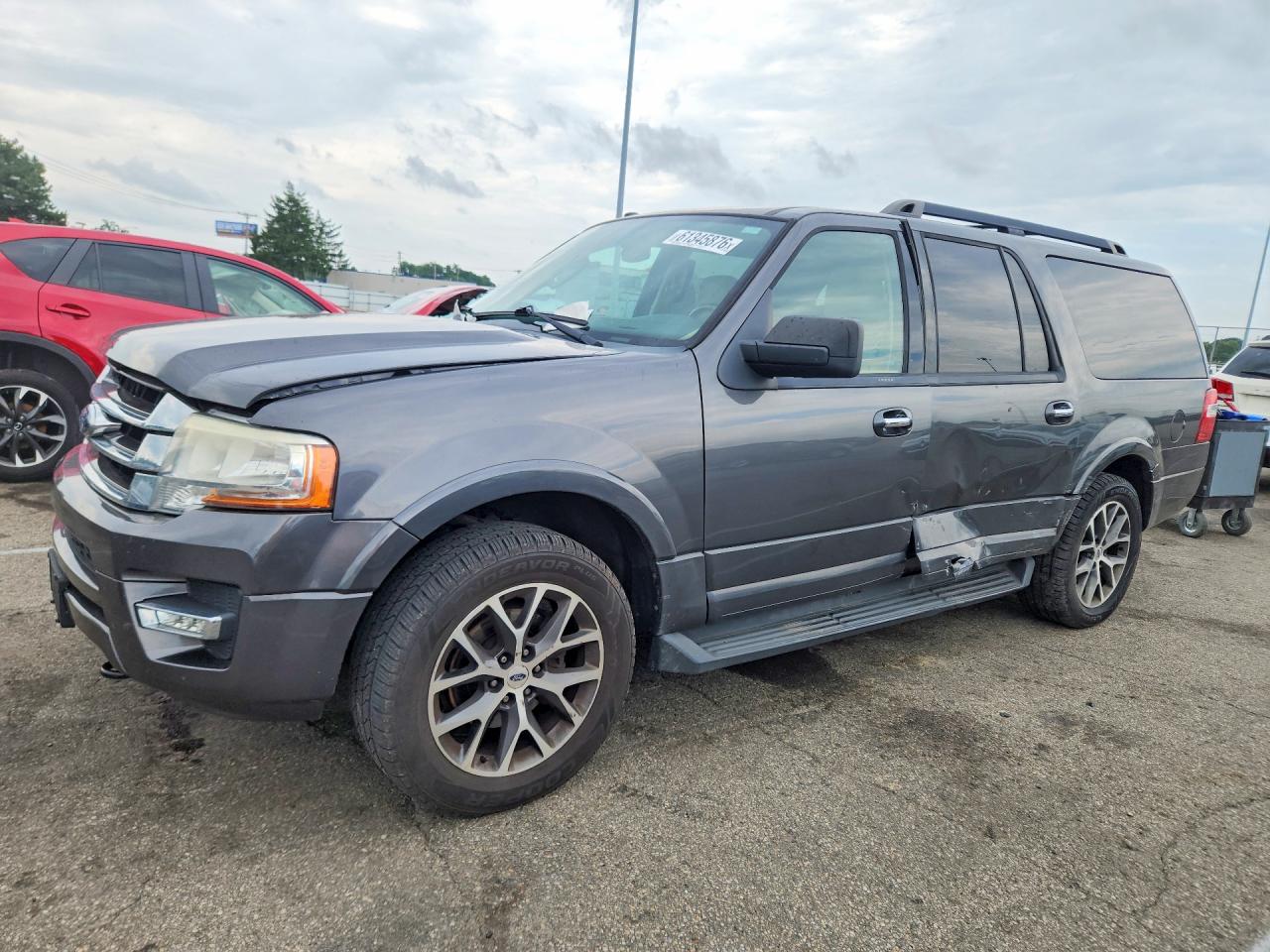 2015 Ford Expedition El Xlt Gray vin: 1FMJK1JT3FEF11013