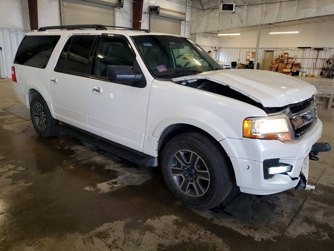 2015 Ford Expedition El Xlt White vin: 1FMJK1JT3FEF38549