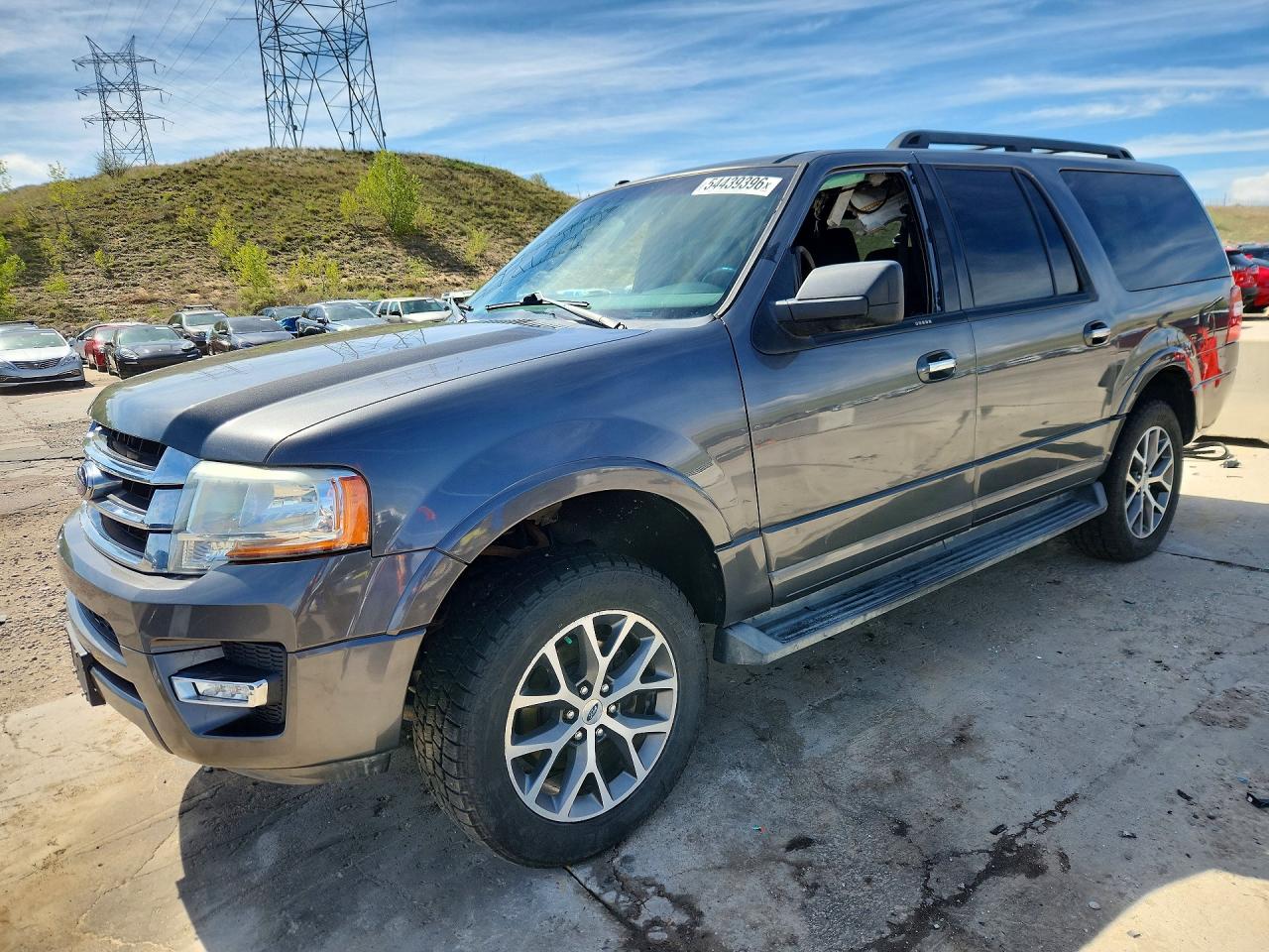 2015 Ford Expedition El Xlt Gray vin: 1FMJK1JT4FEF05009