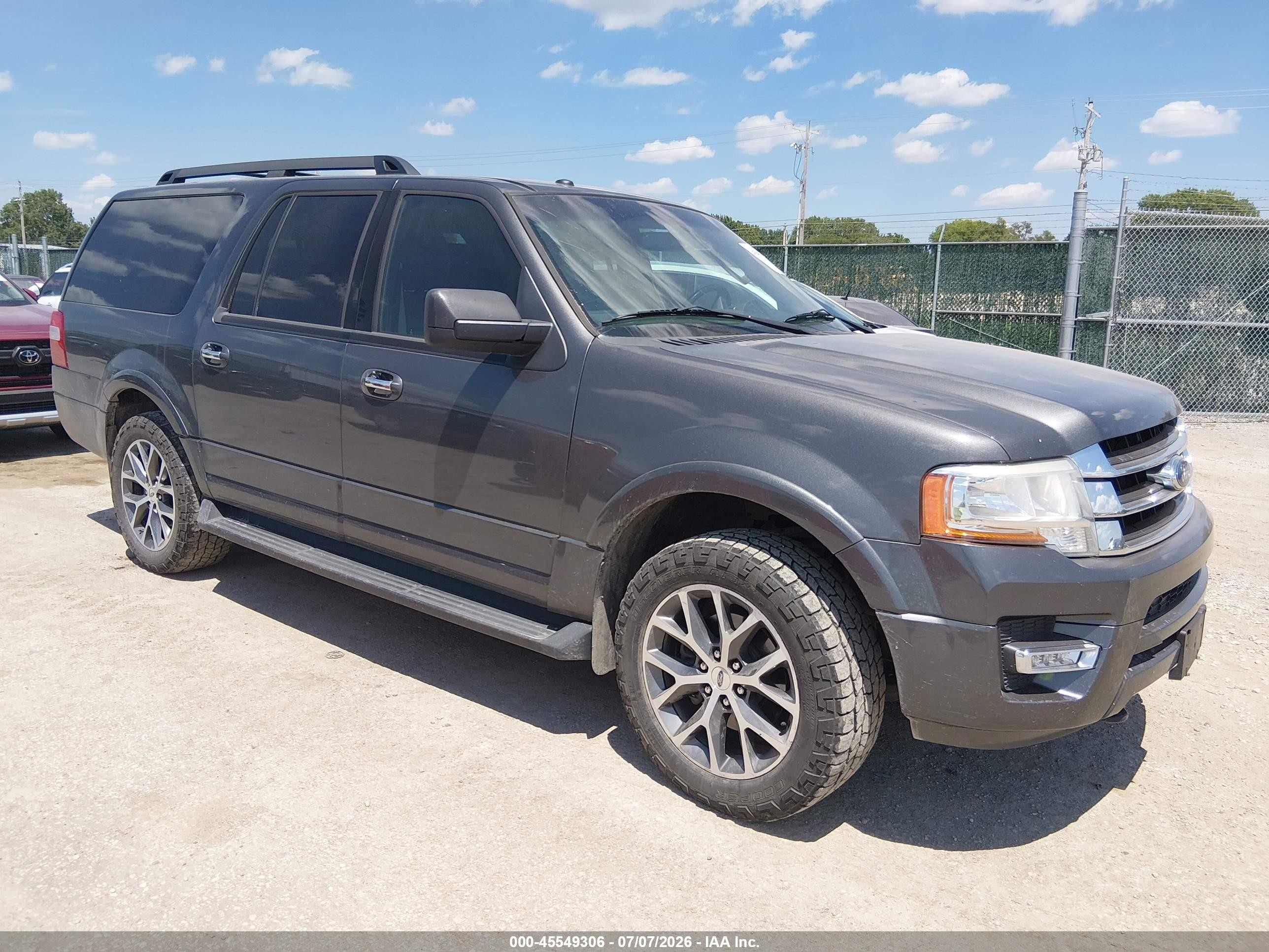 2015 Ford Expedition El King Ranch/xlt Gray vin: 1FMJK1JT4FEF06872