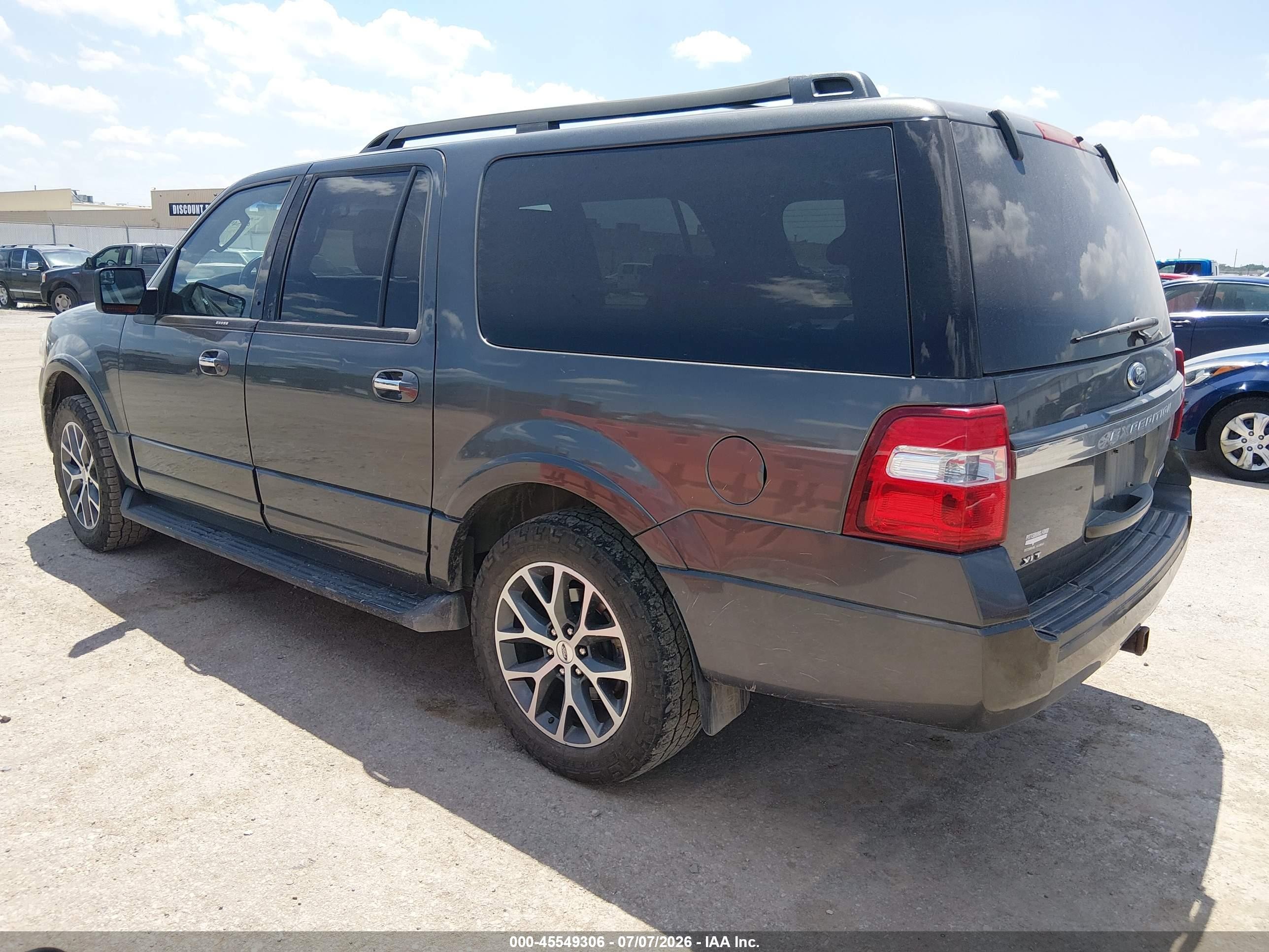 2015 Ford Expedition El King Ranch/xlt Gray vin: 1FMJK1JT4FEF06872