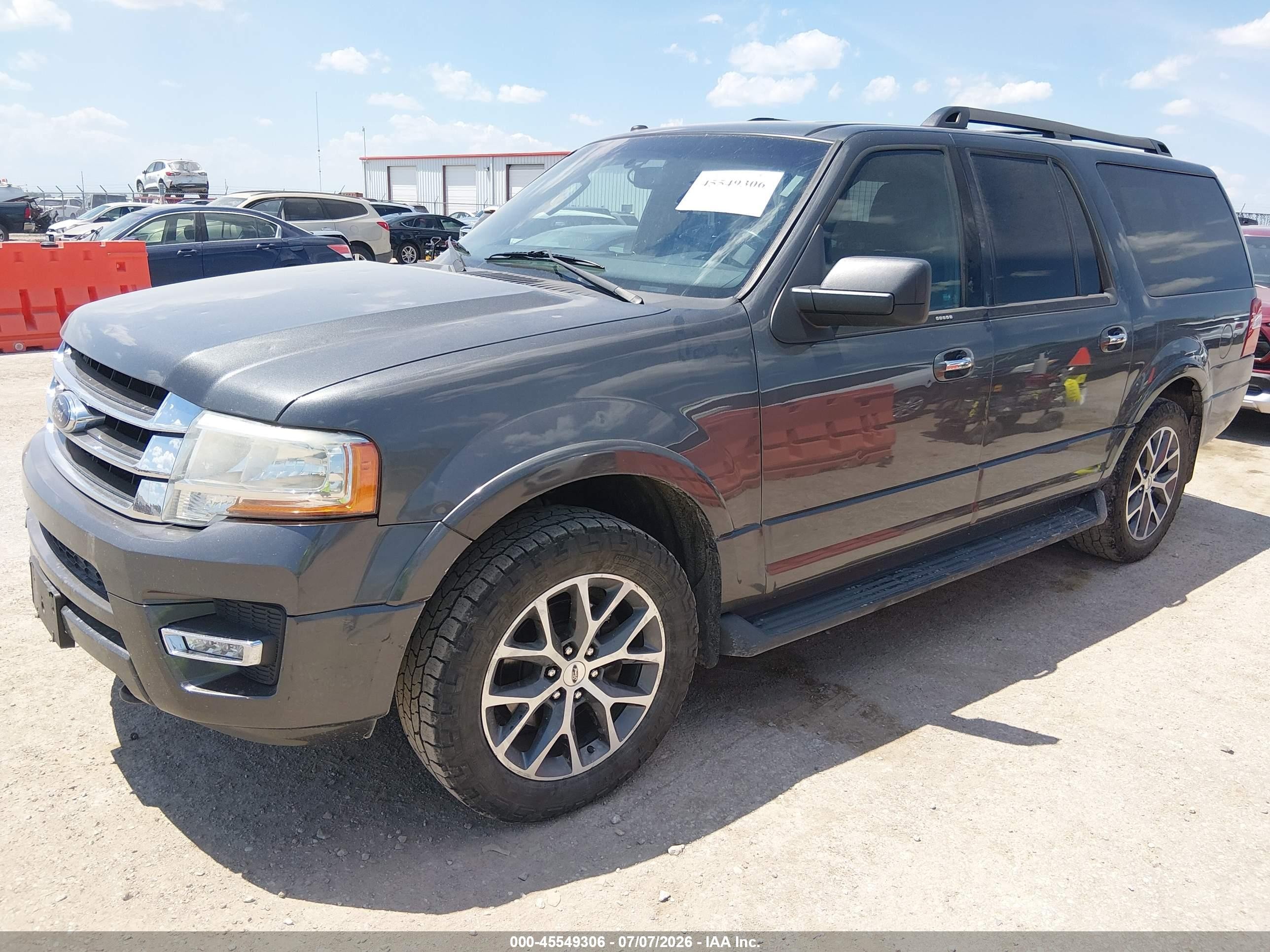 2015 Ford Expedition El King Ranch/xlt Gray vin: 1FMJK1JT4FEF06872