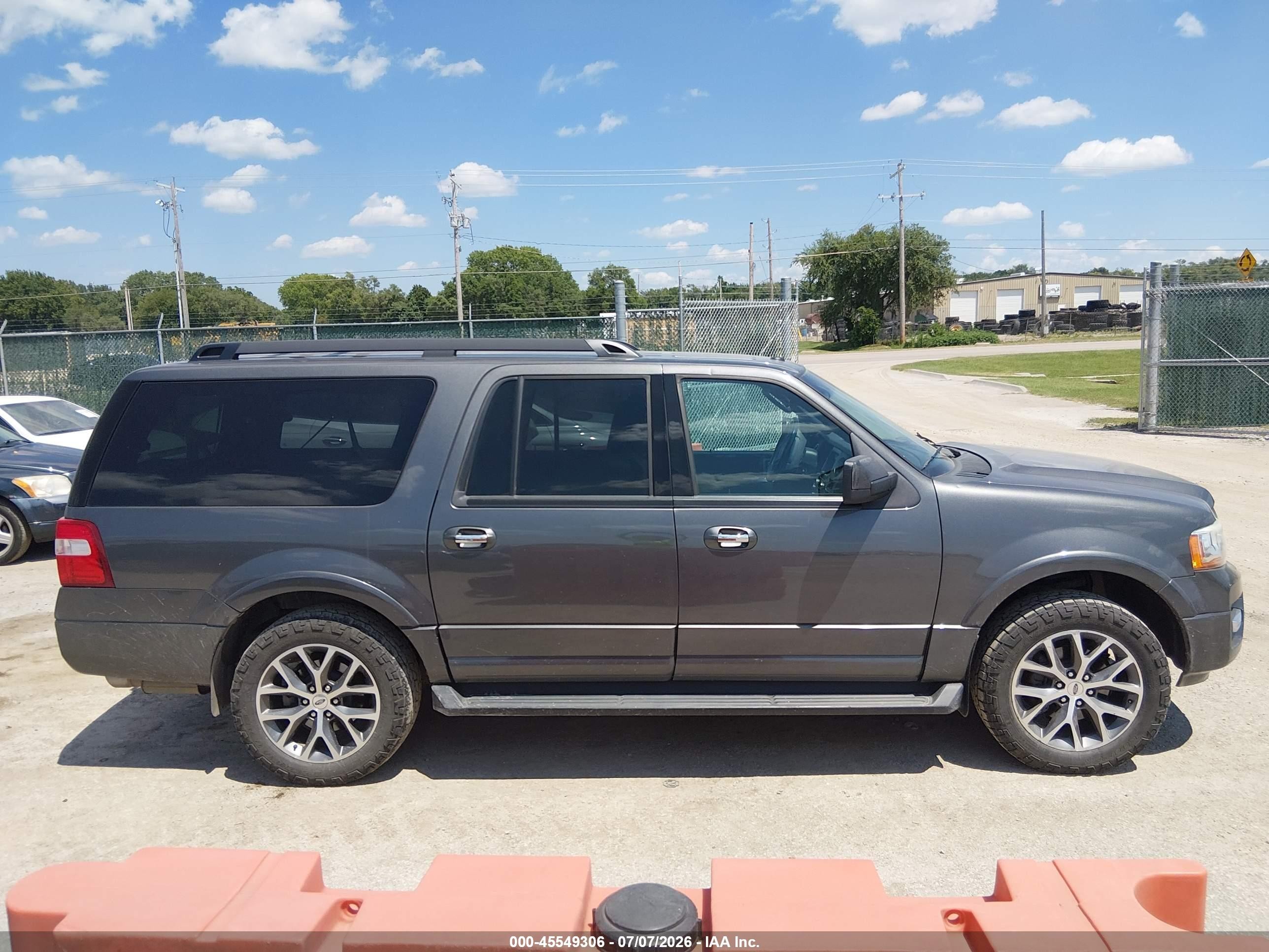2015 Ford Expedition El King Ranch/xlt Gray vin: 1FMJK1JT4FEF06872