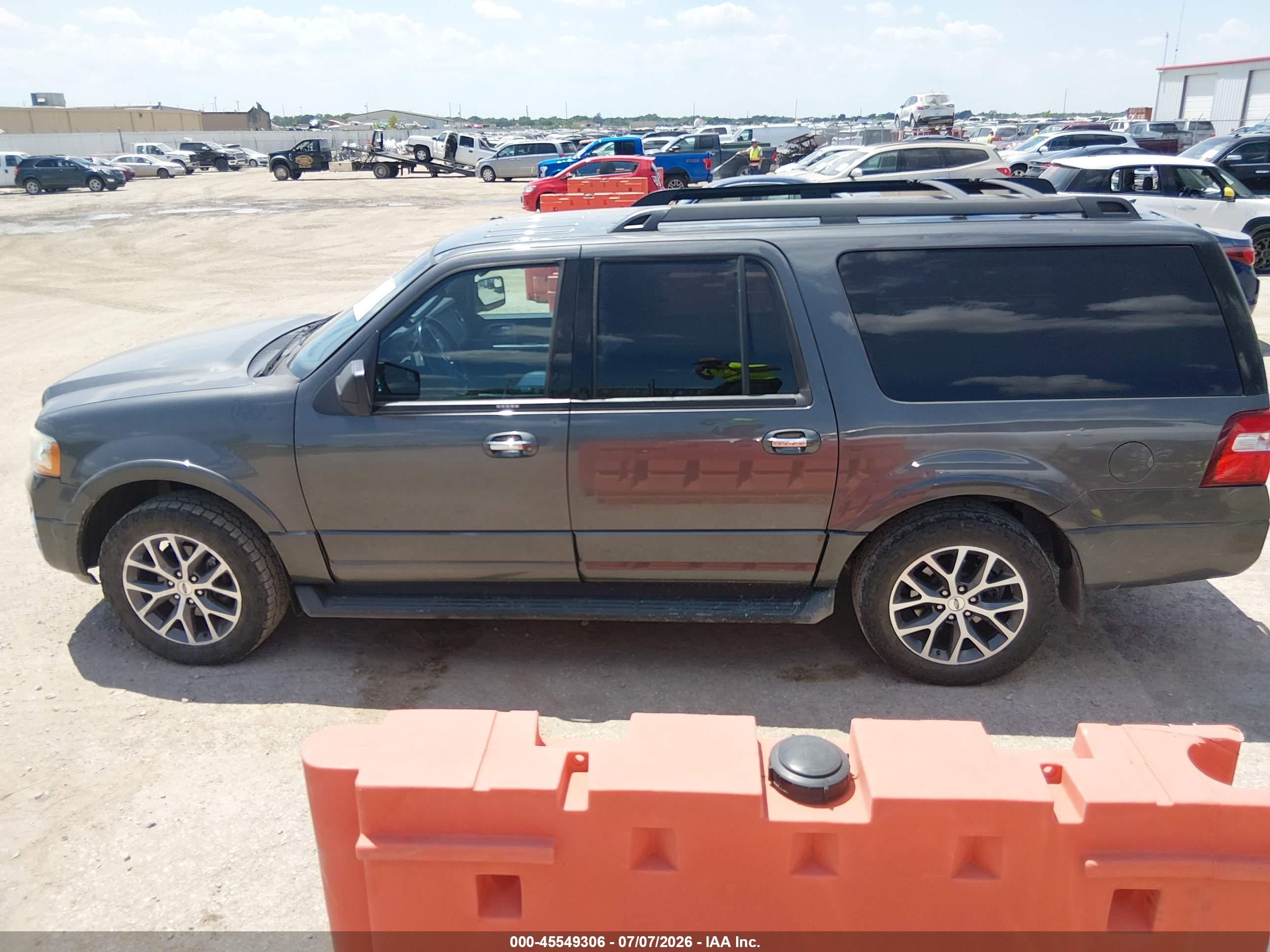 2015 Ford Expedition El King Ranch/xlt Gray vin: 1FMJK1JT4FEF06872