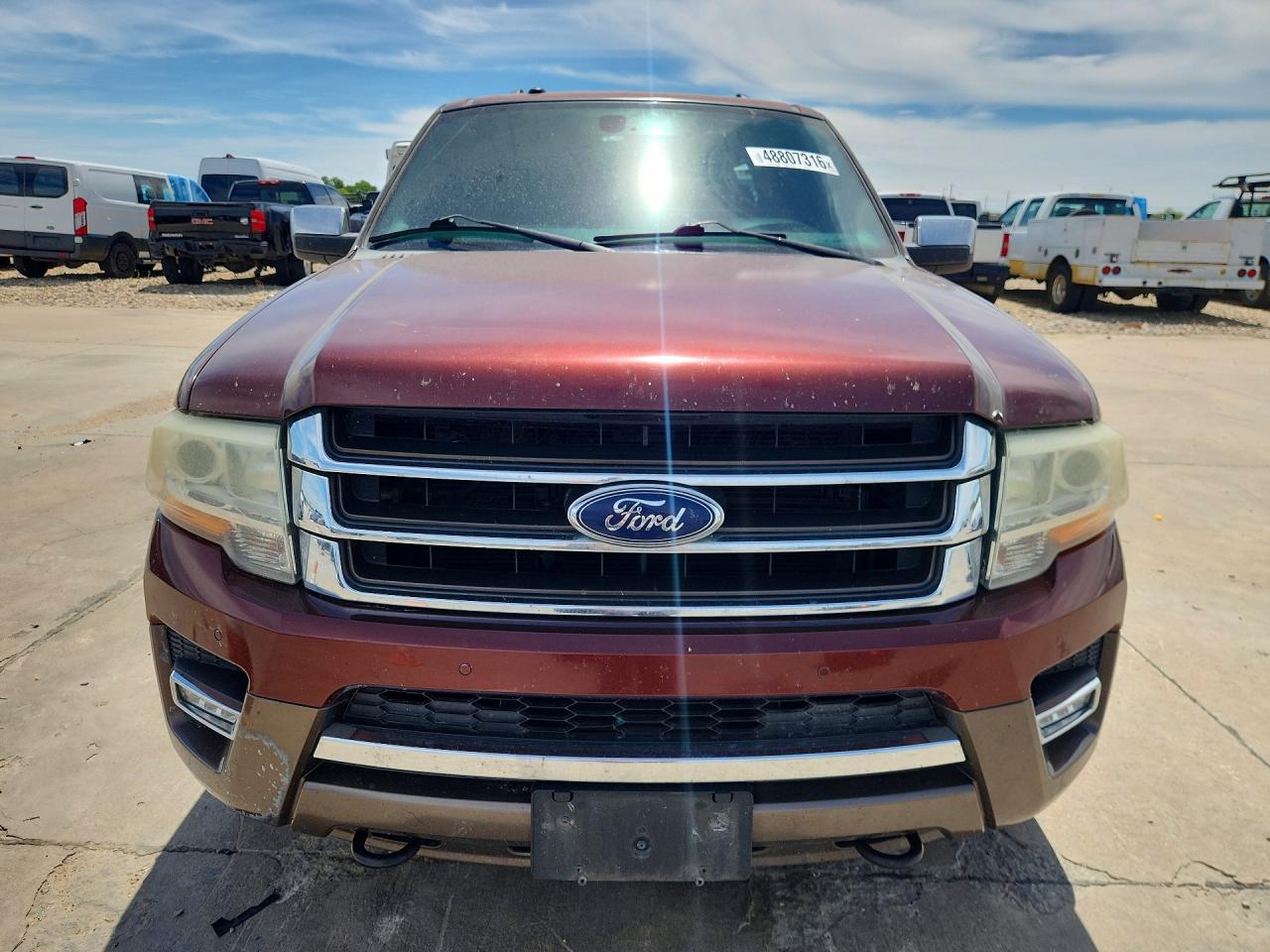 2015 Ford Expedition El Xlt Maroon vin: 1FMJK1JT5FEF33577