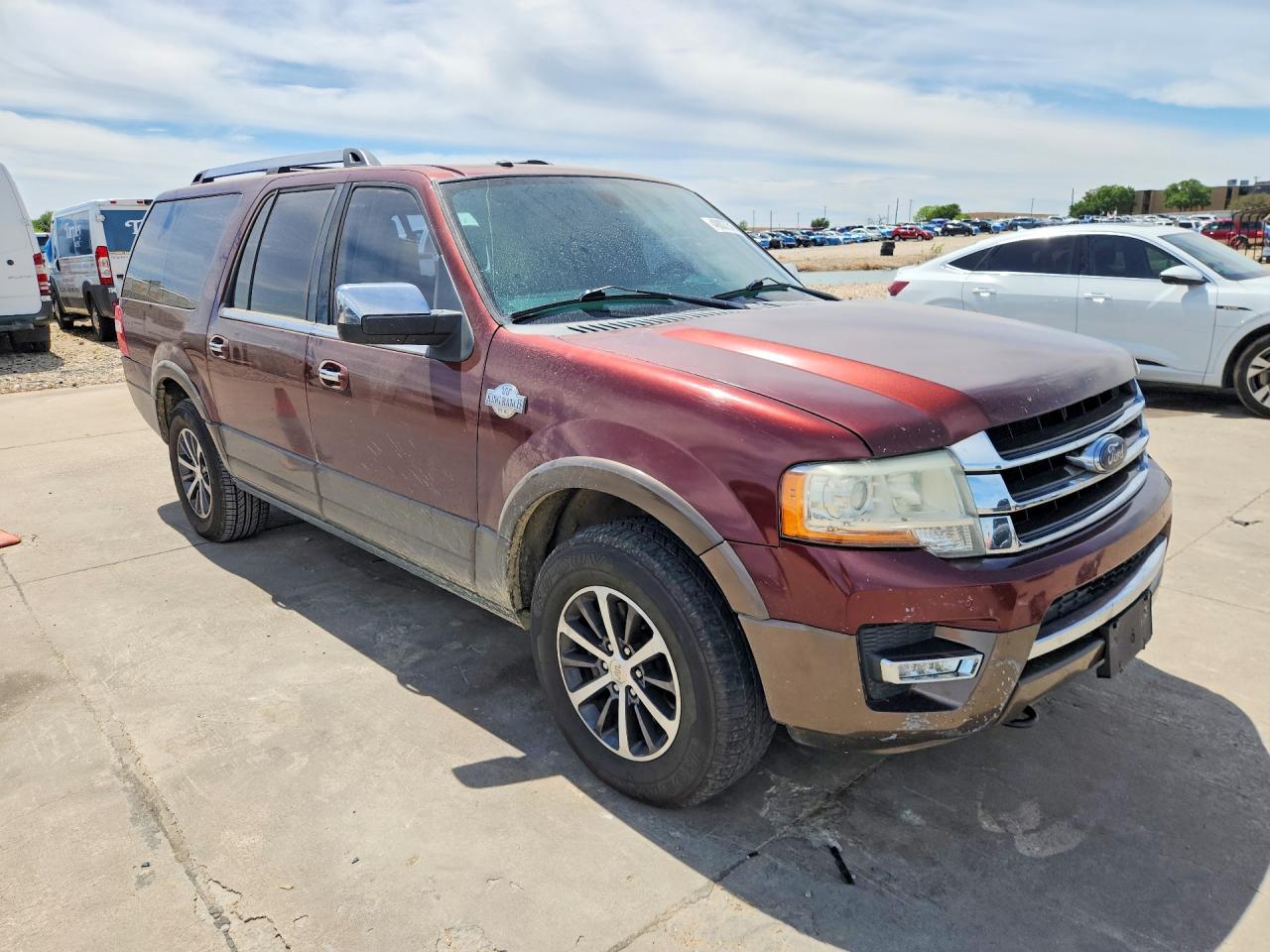 2015 Ford Expedition El Xlt Maroon vin: 1FMJK1JT5FEF33577