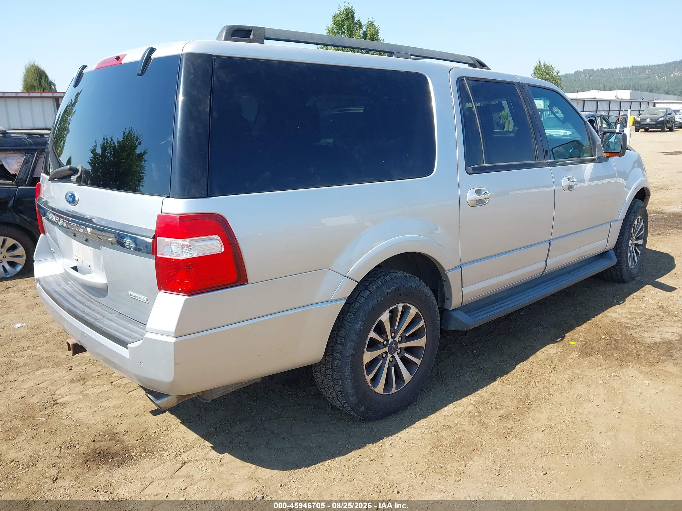 2015 Ford Expedition El Xlt Silver vin: 1FMJK1JT5FEF38441