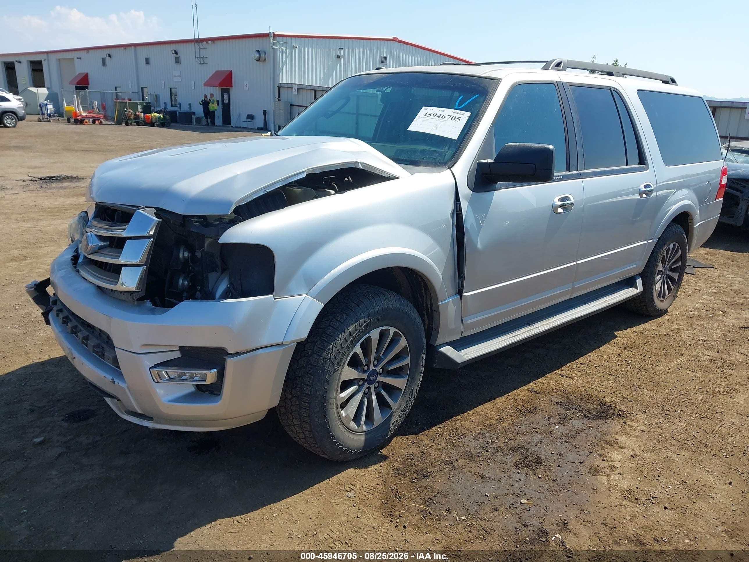 2015 Ford Expedition El Xlt Silver vin: 1FMJK1JT5FEF38441