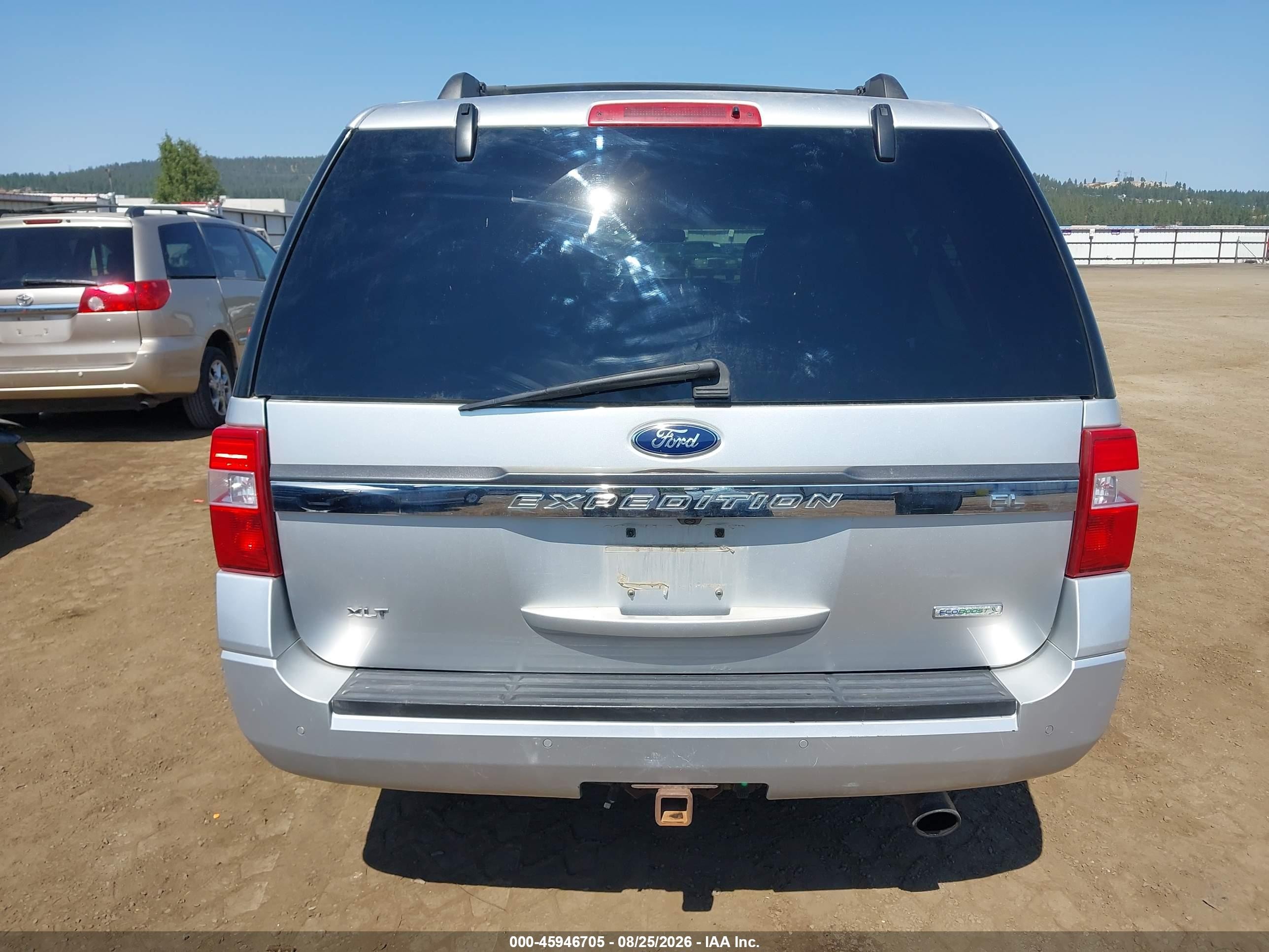 2015 Ford Expedition El Xlt Silver vin: 1FMJK1JT5FEF38441