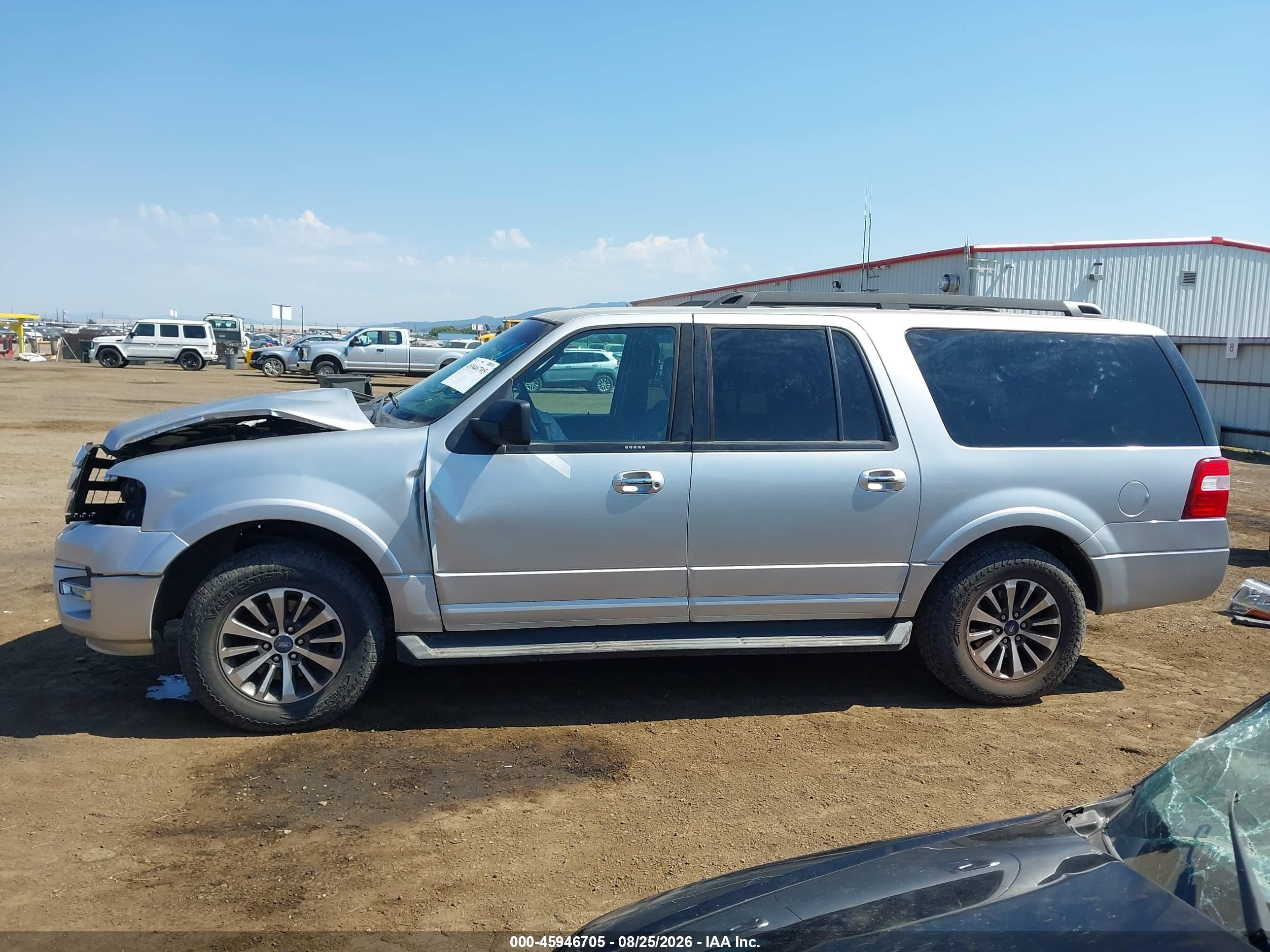 2015 Ford Expedition El Xlt Silver vin: 1FMJK1JT5FEF38441