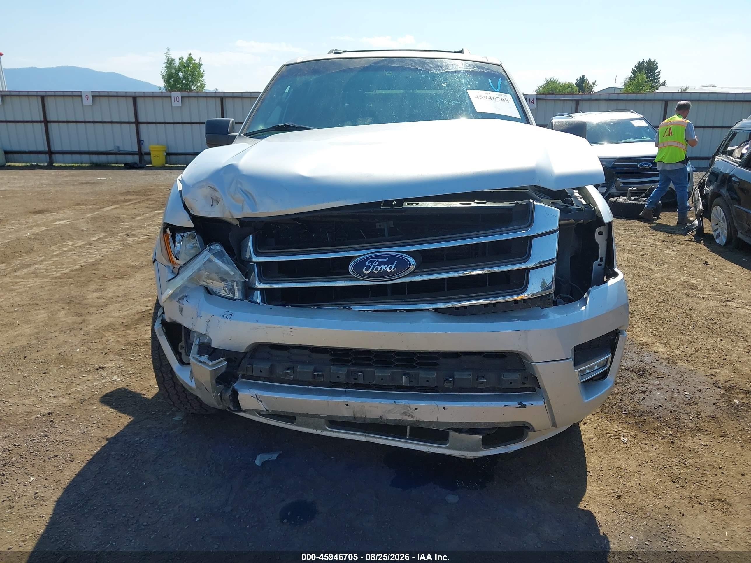 2015 Ford Expedition El Xlt Silver vin: 1FMJK1JT5FEF38441