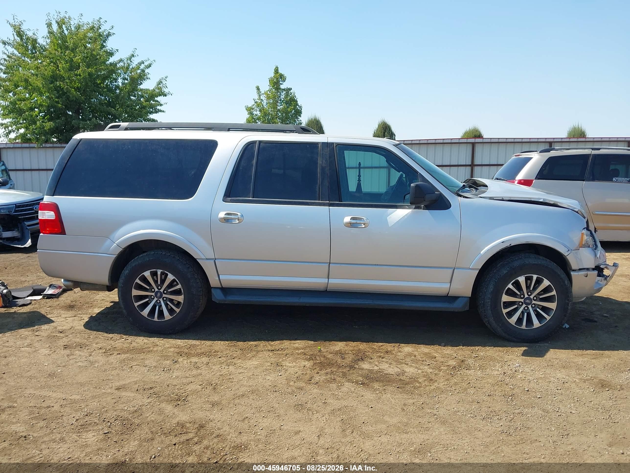 2015 Ford Expedition El Xlt Silver vin: 1FMJK1JT5FEF38441