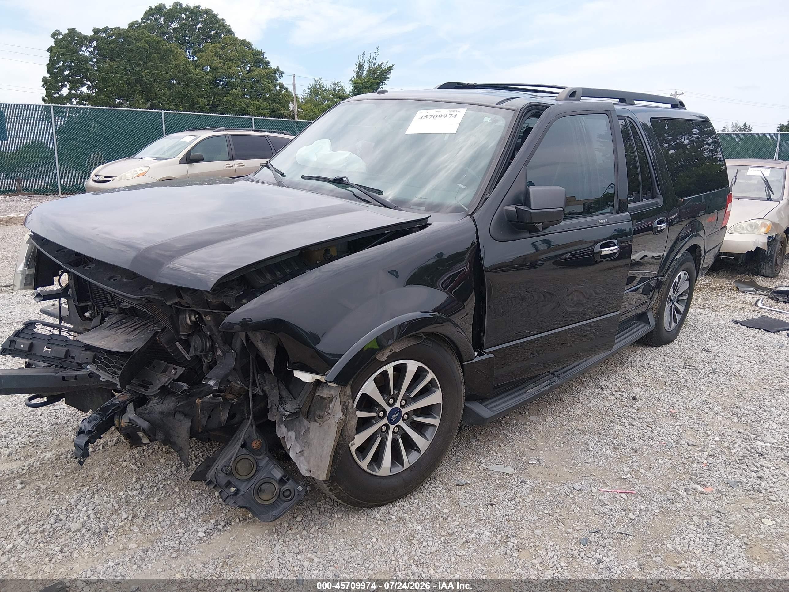 2015 Ford Expedition El Xlt Black vin: 1FMJK1JT5FEF45373