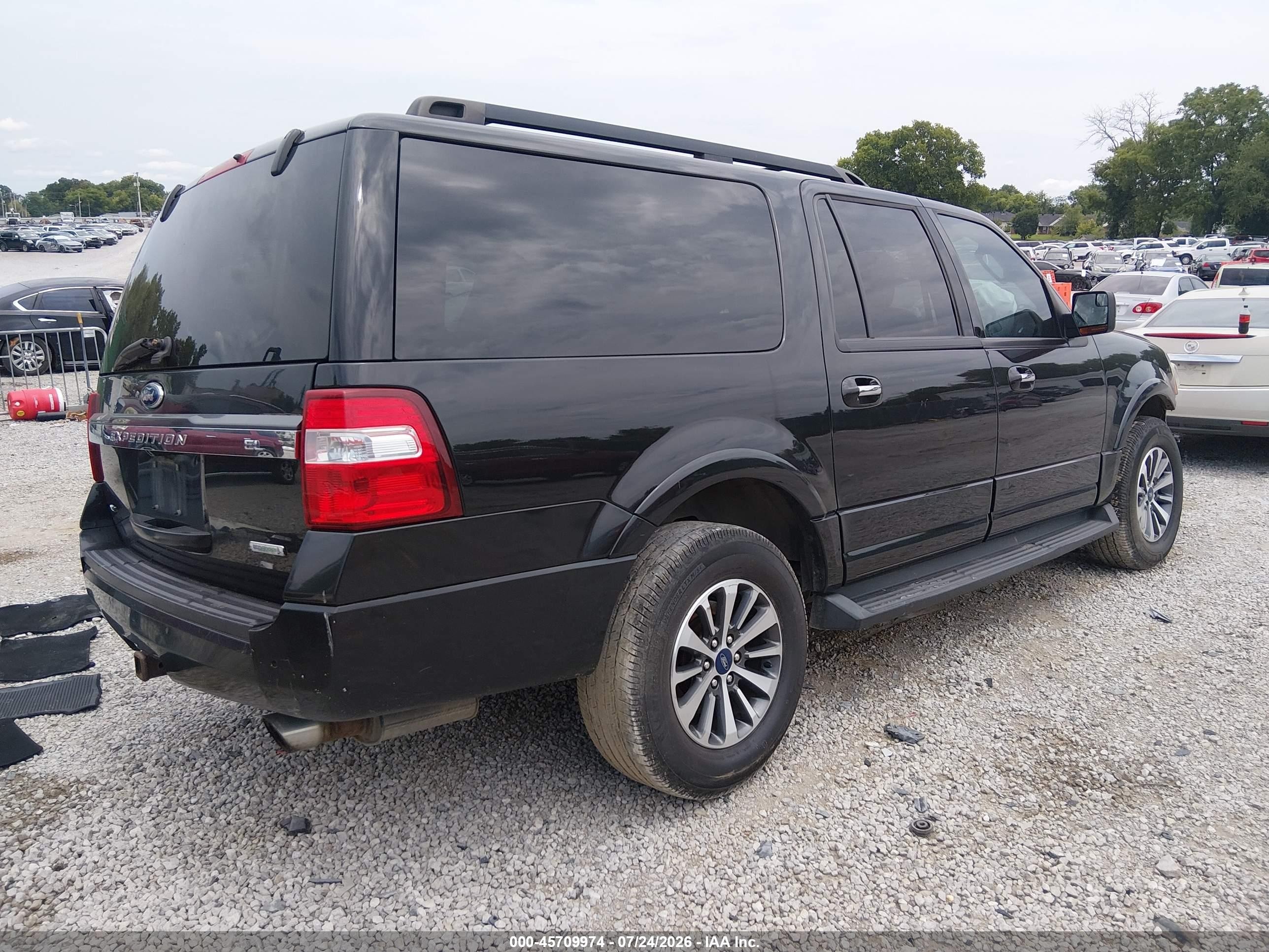 2015 Ford Expedition El Xlt Black vin: 1FMJK1JT5FEF45373
