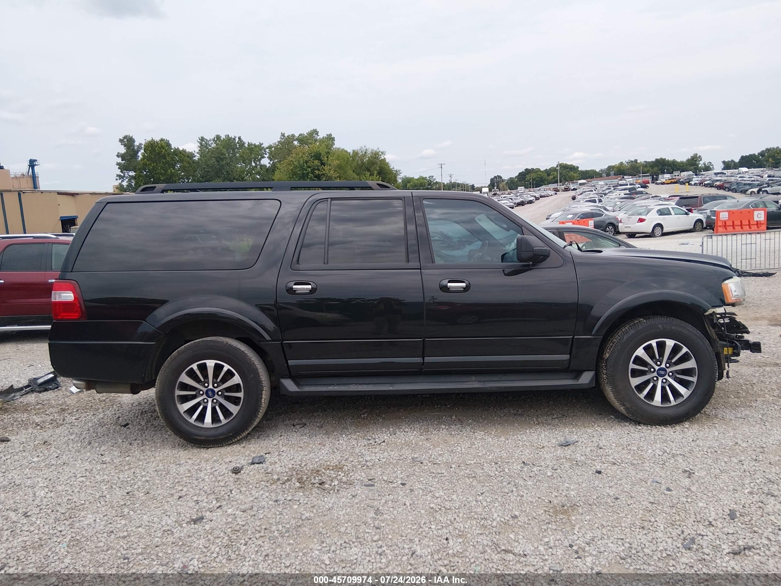 2015 Ford Expedition El Xlt Black vin: 1FMJK1JT5FEF45373