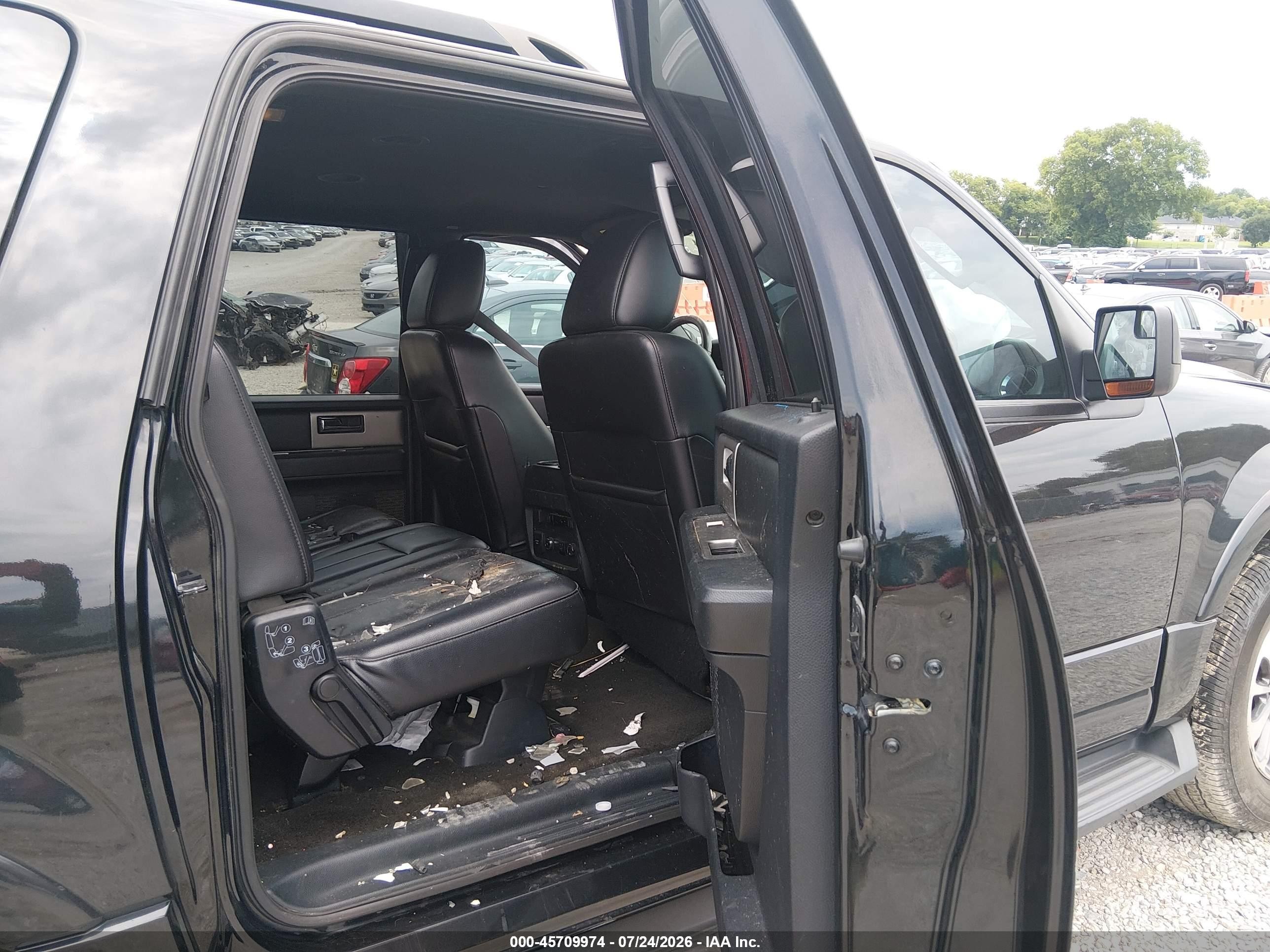 2015 Ford Expedition El Xlt Black vin: 1FMJK1JT5FEF45373