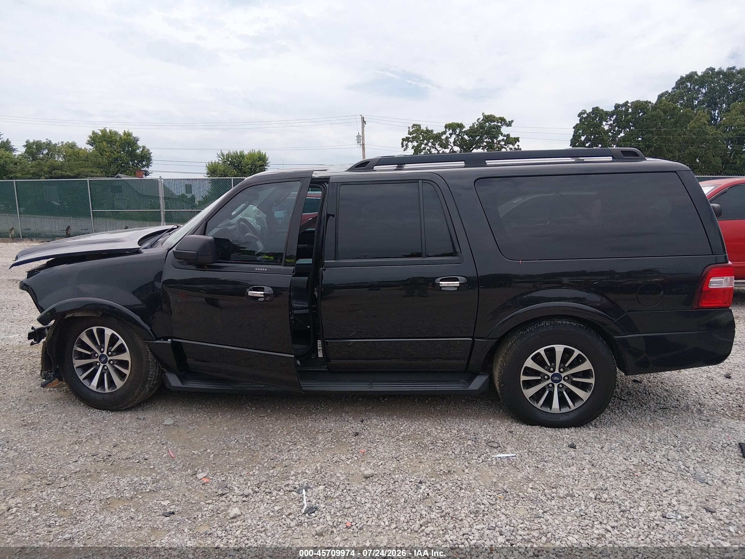 2015 Ford Expedition El Xlt Black vin: 1FMJK1JT5FEF45373