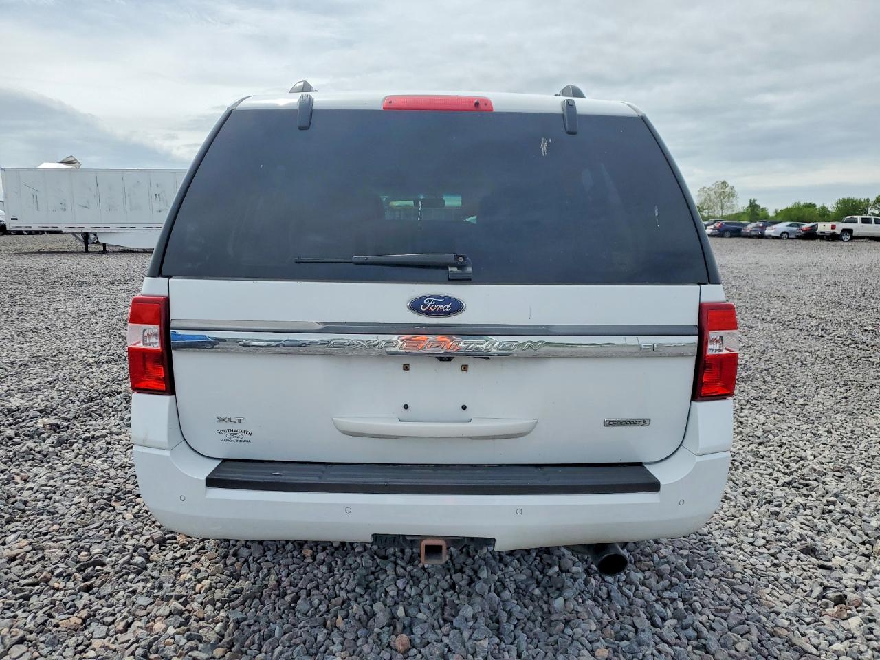 2017 Ford Expedition El Xlt White vin: 1FMJK1JT6HEA79309