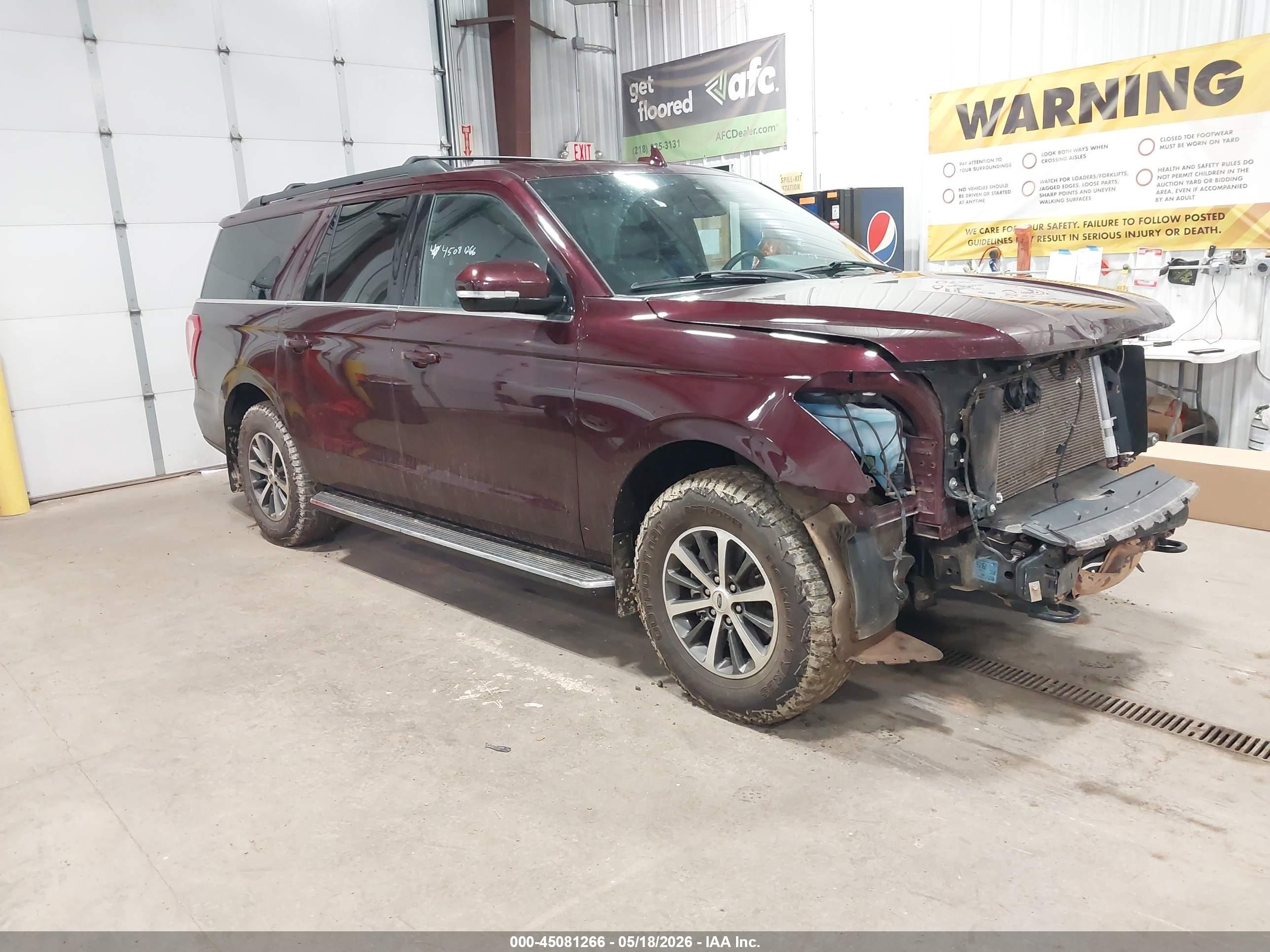 2020 Ford Expedition Xlt Max Maroon vin: 1FMJK1JT6LEA53155