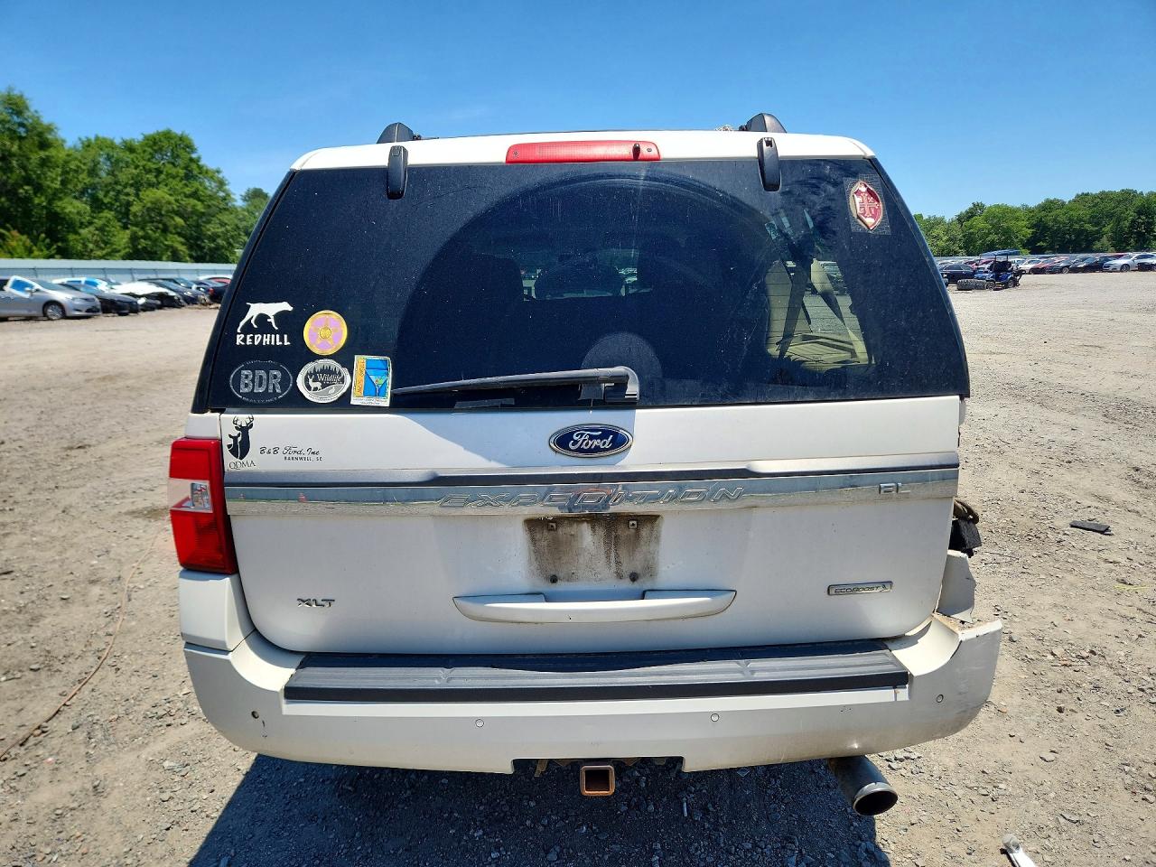 2015 Ford Expedition El Xlt White vin: 1FMJK1JT7FEF43737