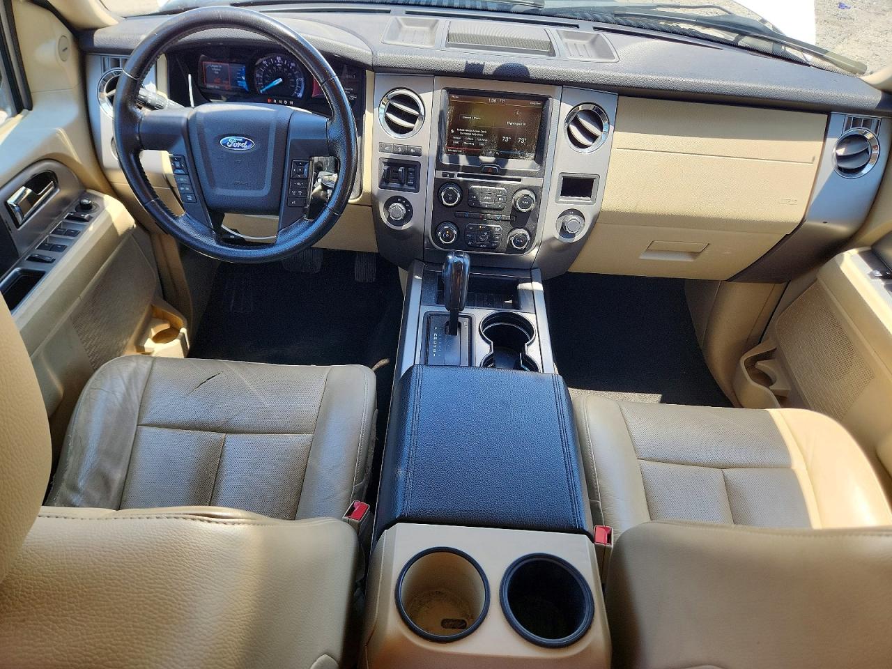 2015 Ford Expedition El Xlt White vin: 1FMJK1JT7FEF43737