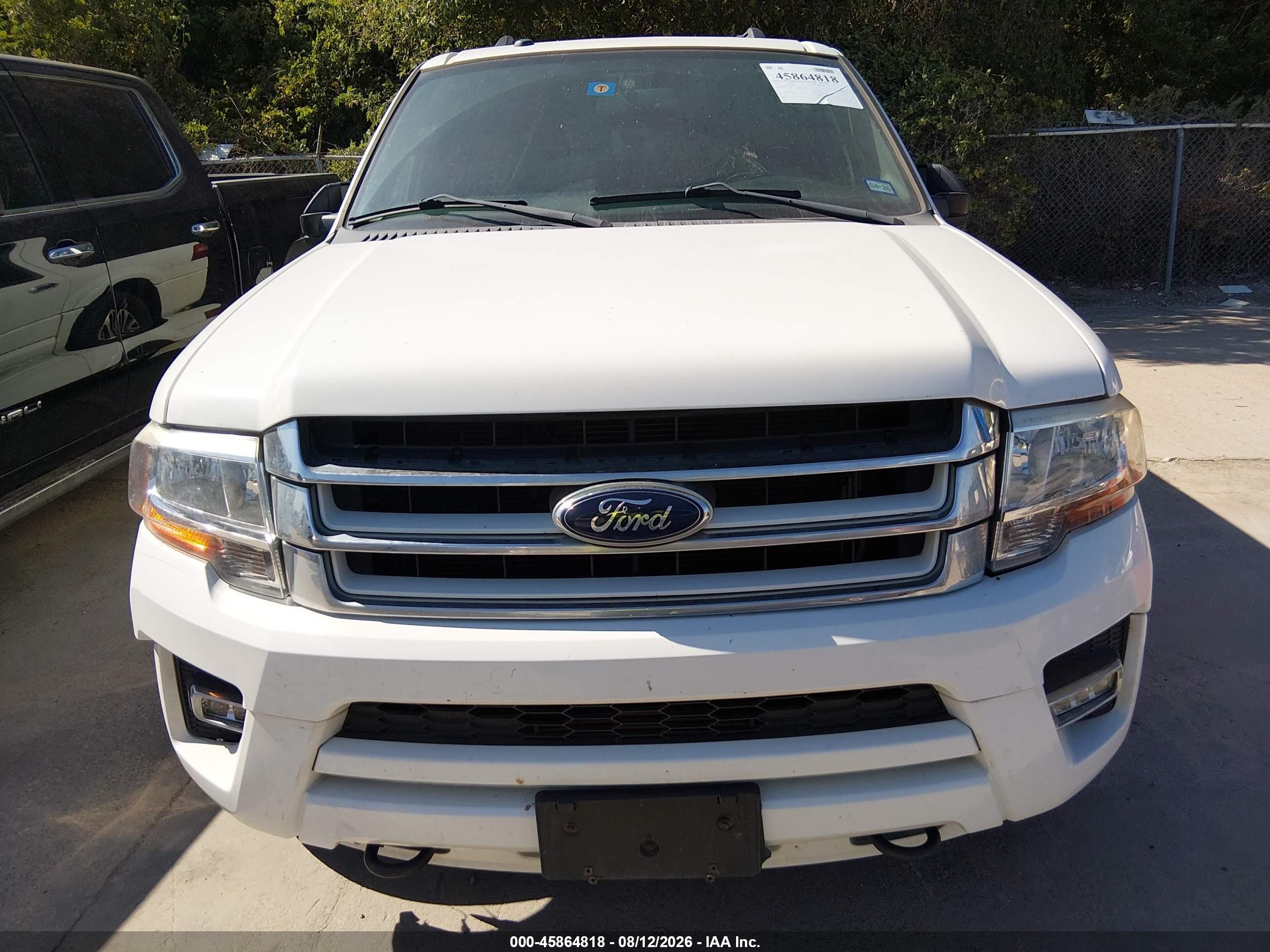 2015 Ford Expedition El Xlt White vin: 1FMJK1JT8FEF25313