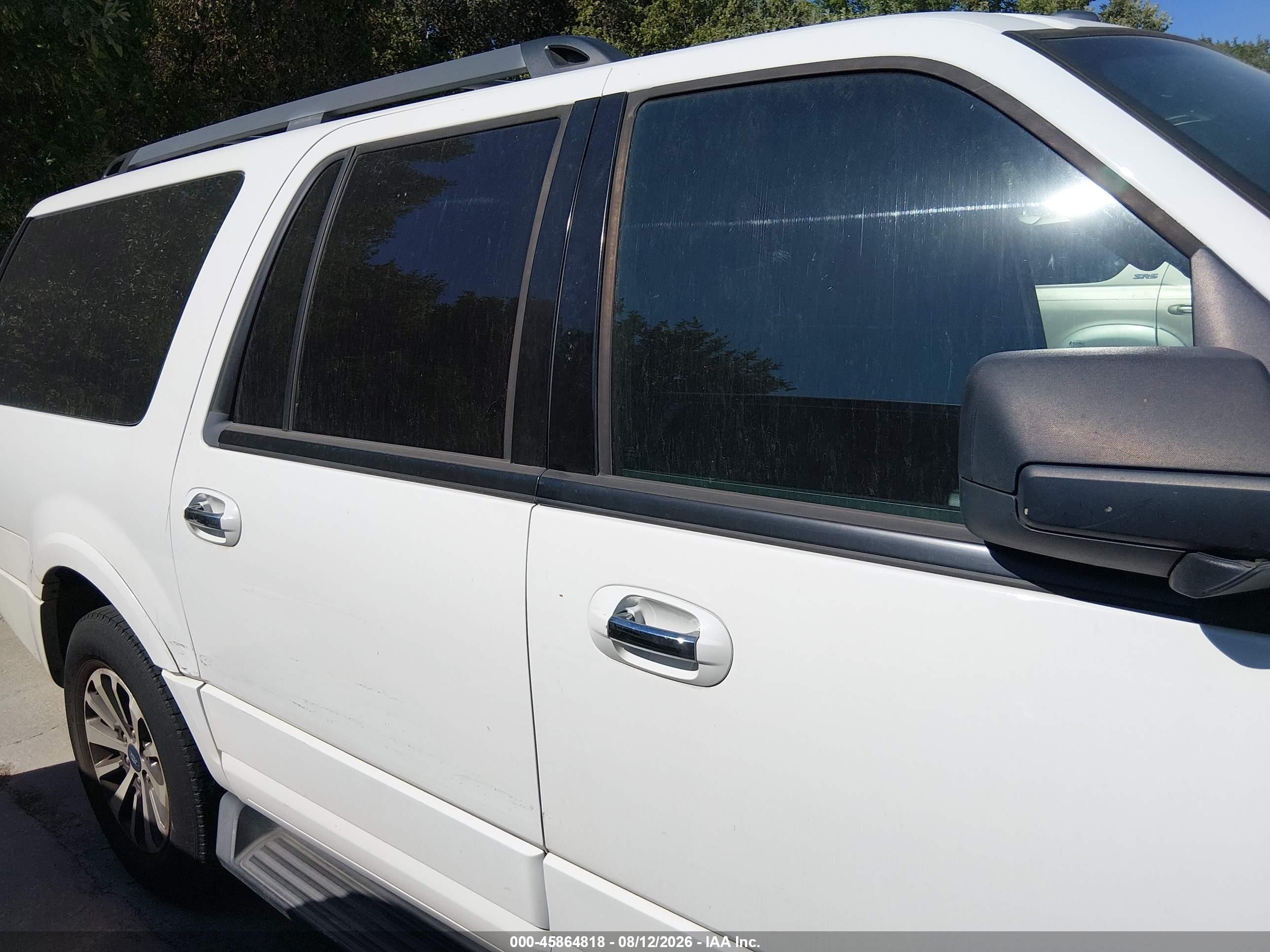 2015 Ford Expedition El Xlt White vin: 1FMJK1JT8FEF25313