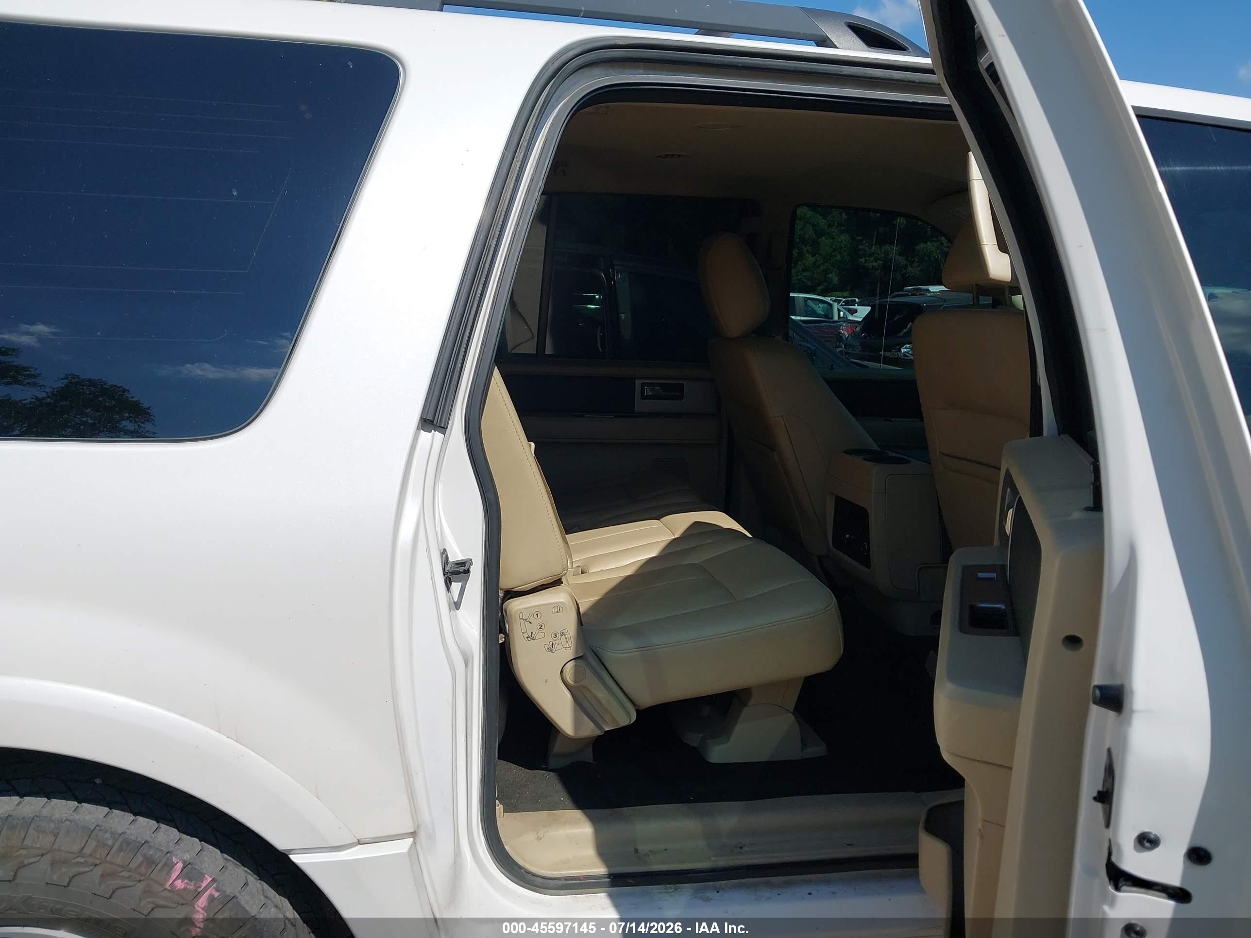 2015 Ford Expedition El Xlt White vin: 1FMJK1JT9FEF43545