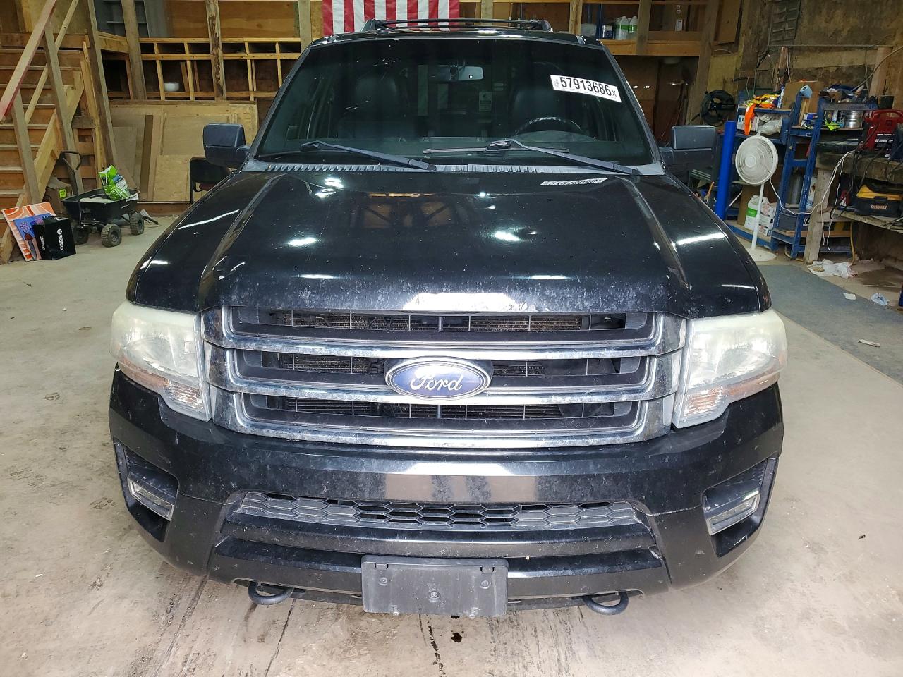 2015 Ford Expedition El Xlt Black vin: 1FMJK1JTXFEF11509