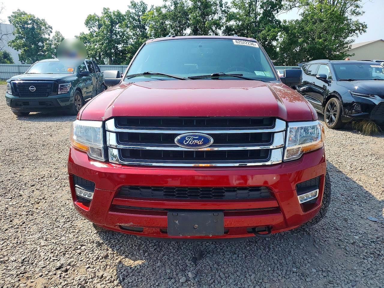 2015 Ford Expedition El Xlt Burgundy vin: 1FMJK1JTXFEF20064