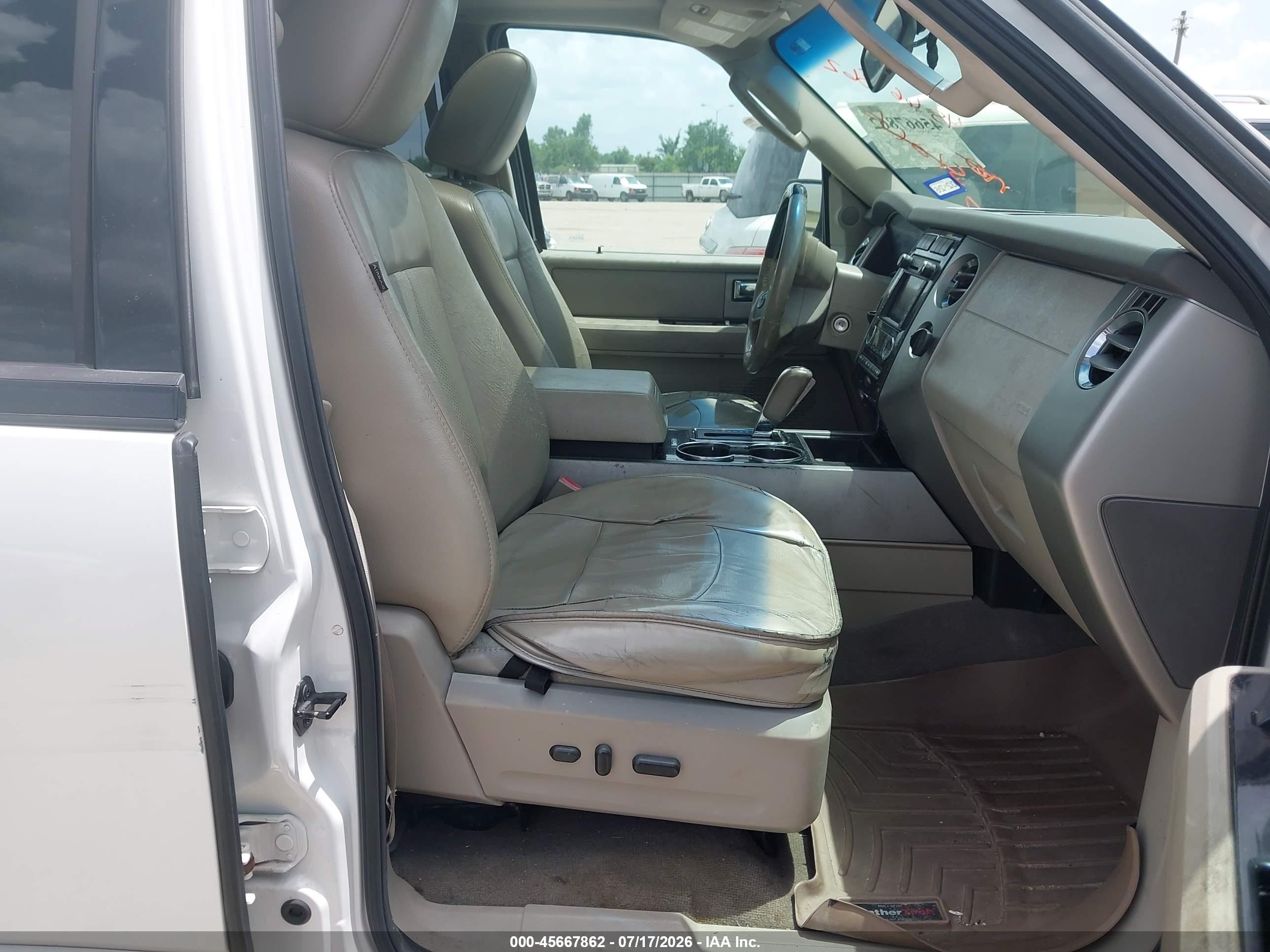 2012 Ford Expedition El Limited White vin: 1FMJK1K50CEF09599