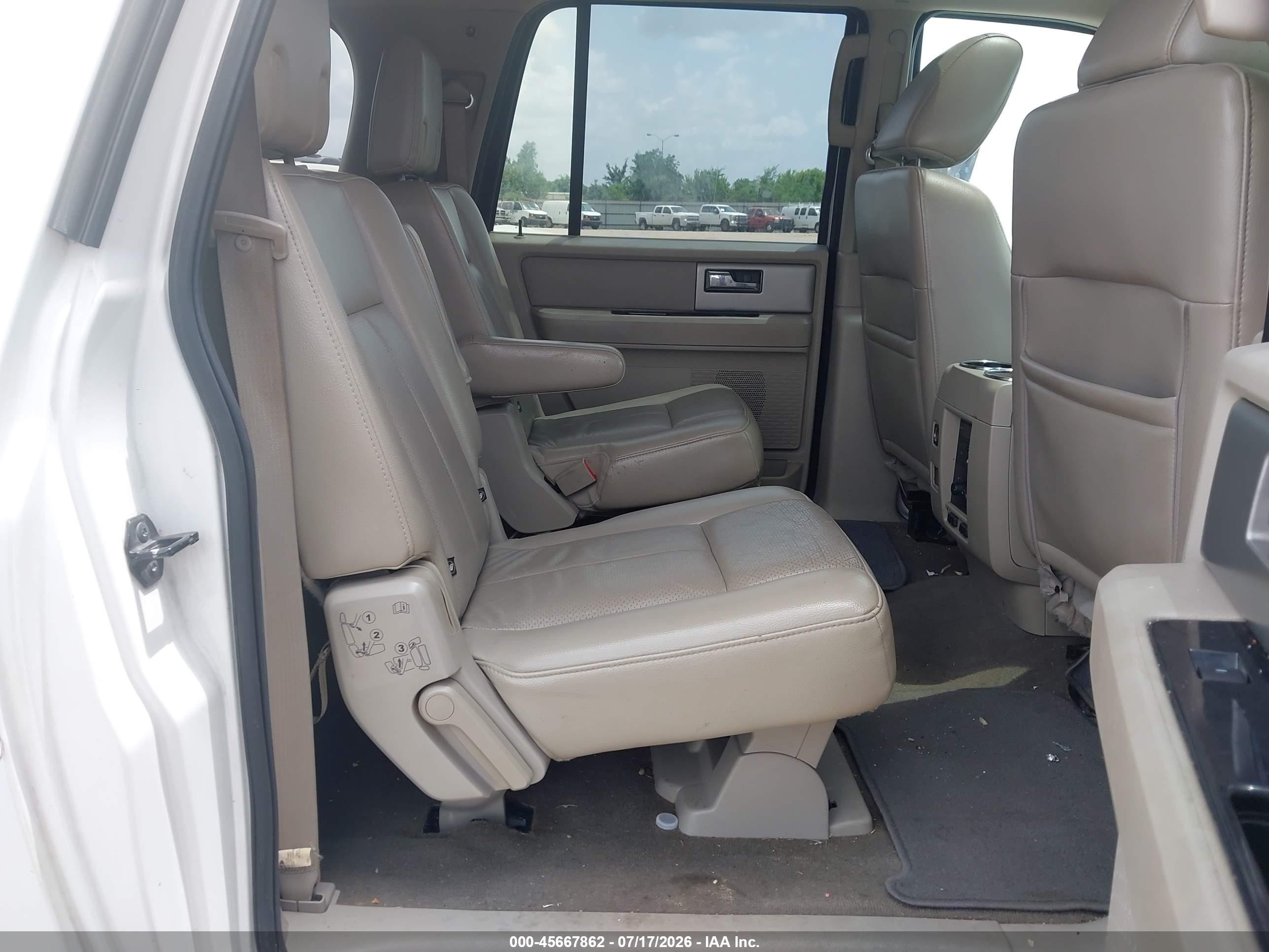 2012 Ford Expedition El Limited White vin: 1FMJK1K50CEF09599