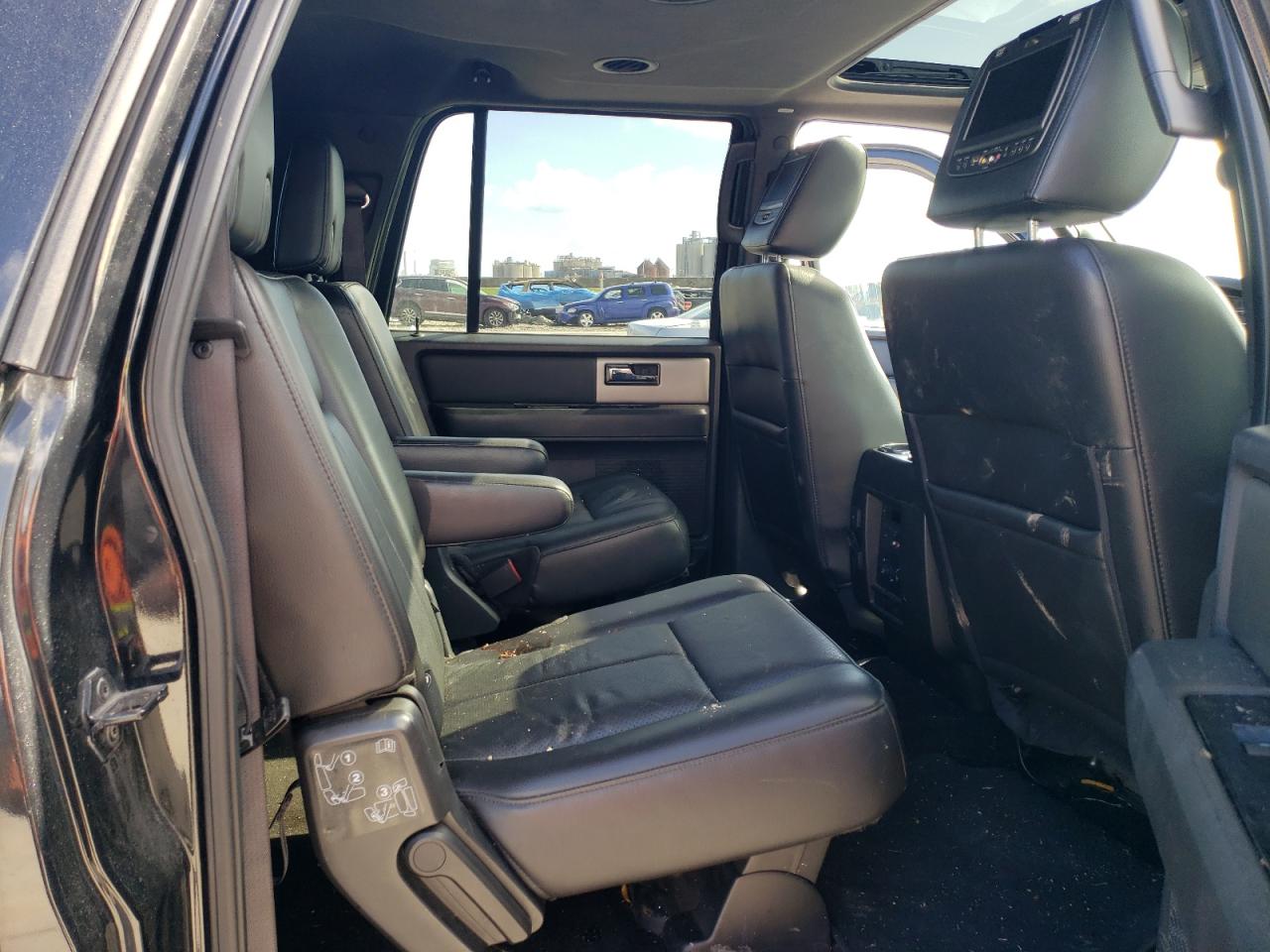 2014 Ford Expedition El Limited Black vin: 1FMJK1K50EEF04700