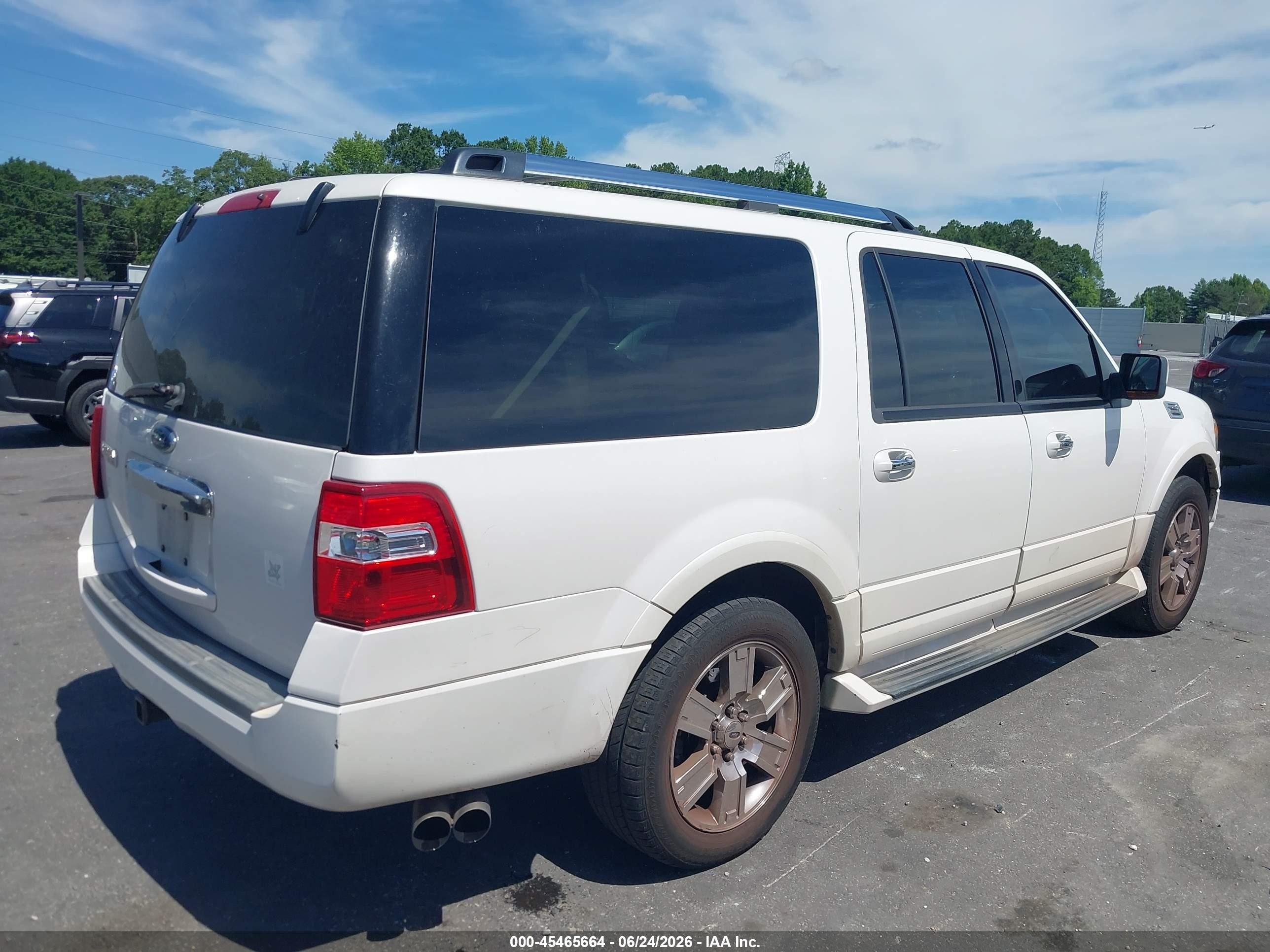 2010 Ford Expedition El Limited Белый vin: 1FMJK1K51AEB52379