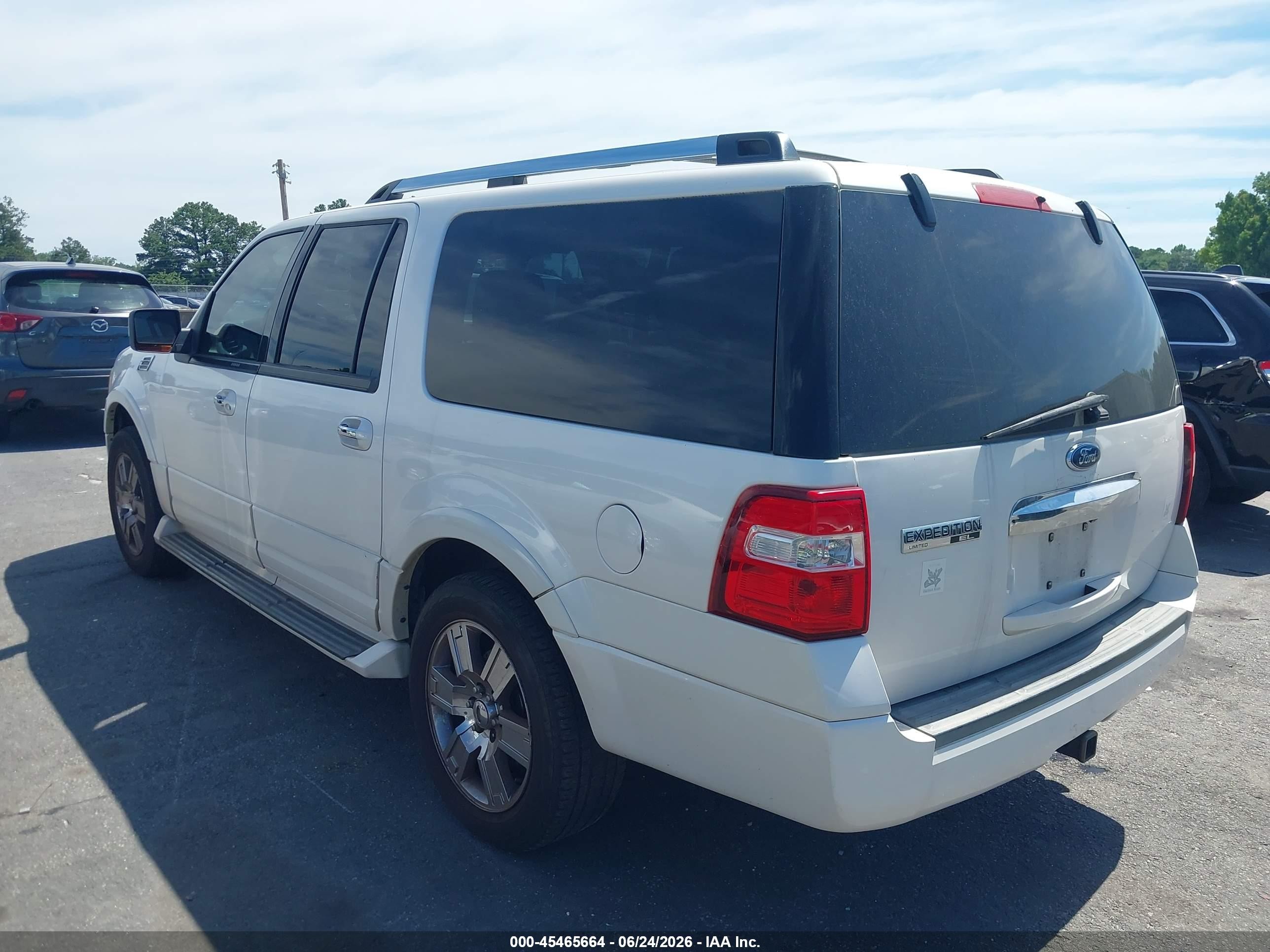 2010 Ford Expedition El Limited Белый vin: 1FMJK1K51AEB52379