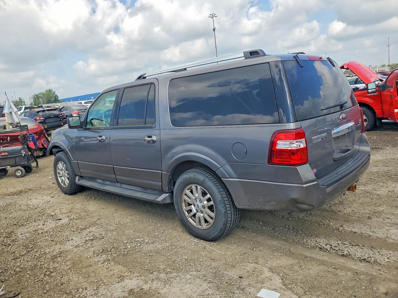 2014 Ford Expedition El Limited Серый vin: 1FMJK1K51EEF33719