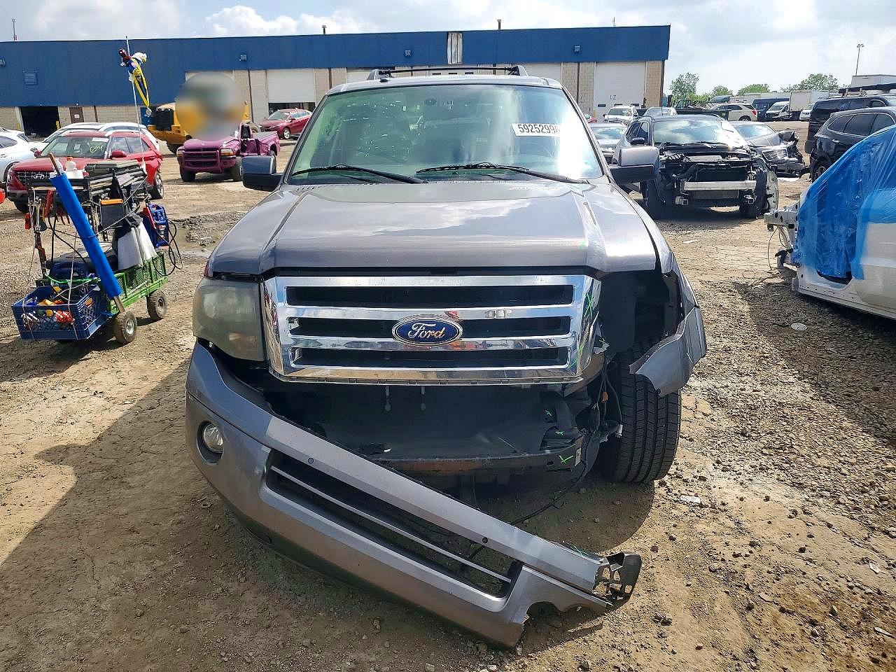 2014 Ford Expedition El Limited Серый vin: 1FMJK1K51EEF33719