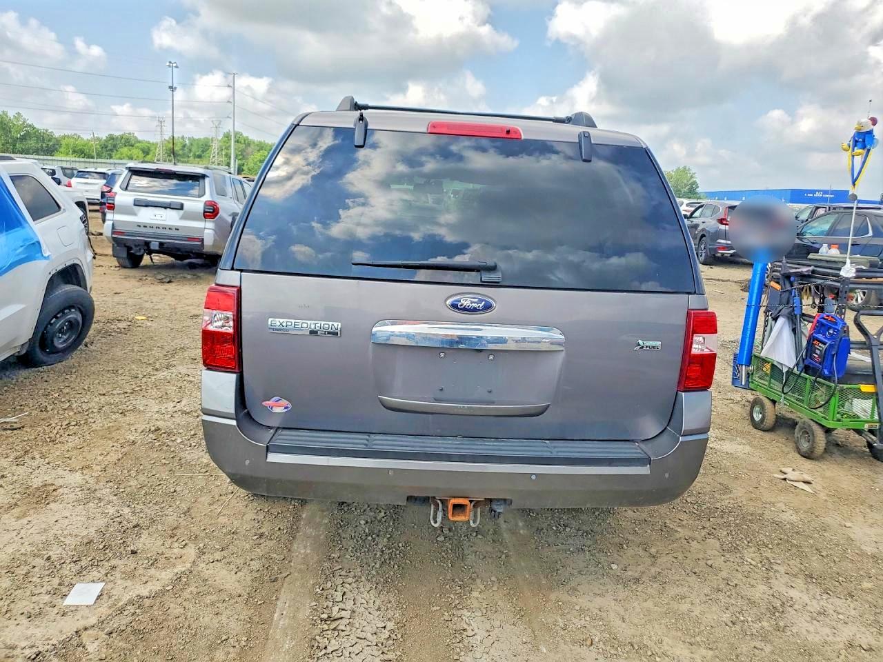 2014 Ford Expedition El Limited Серый vin: 1FMJK1K51EEF33719