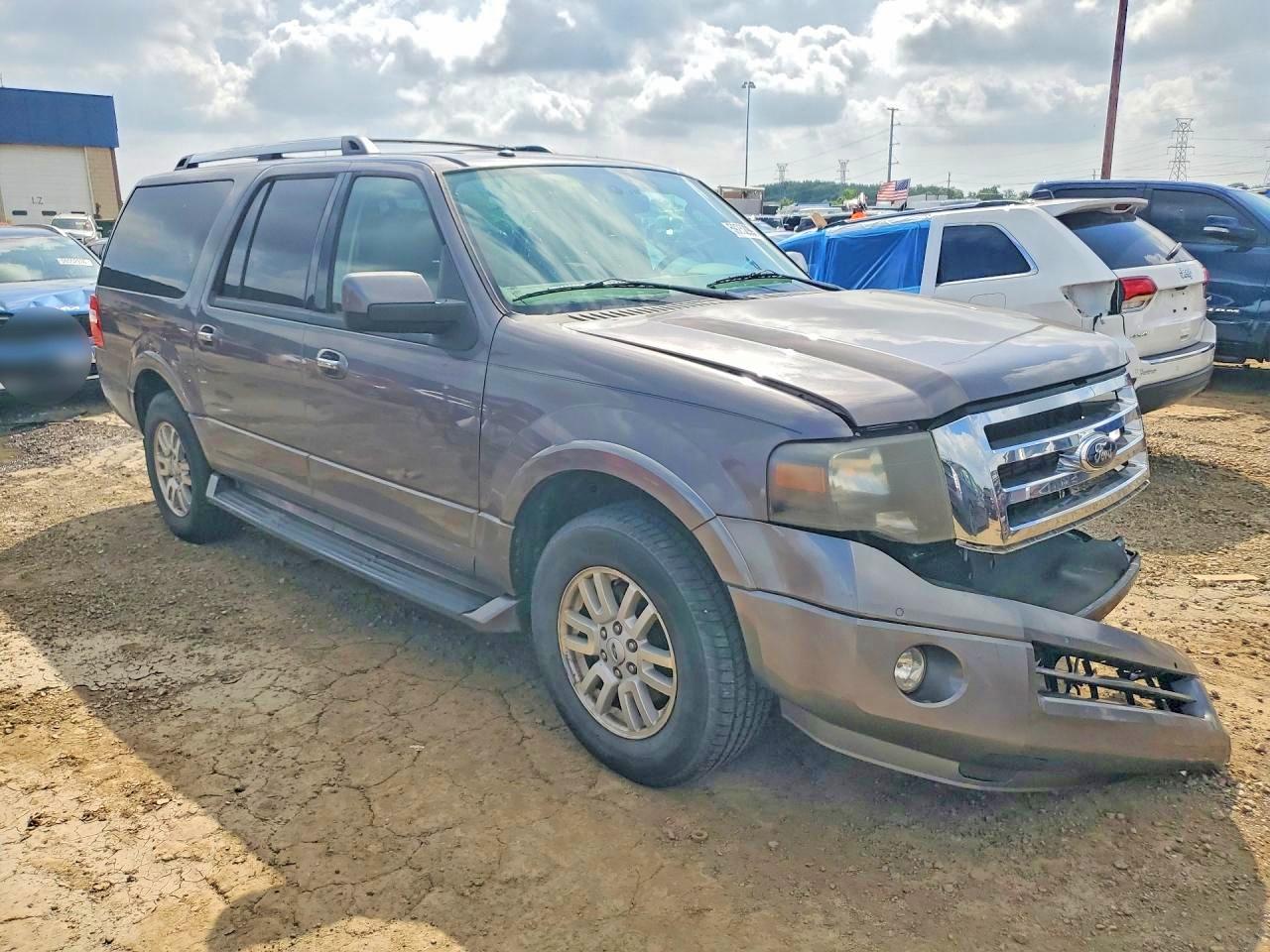 2014 Ford Expedition El Limited Серый vin: 1FMJK1K51EEF33719