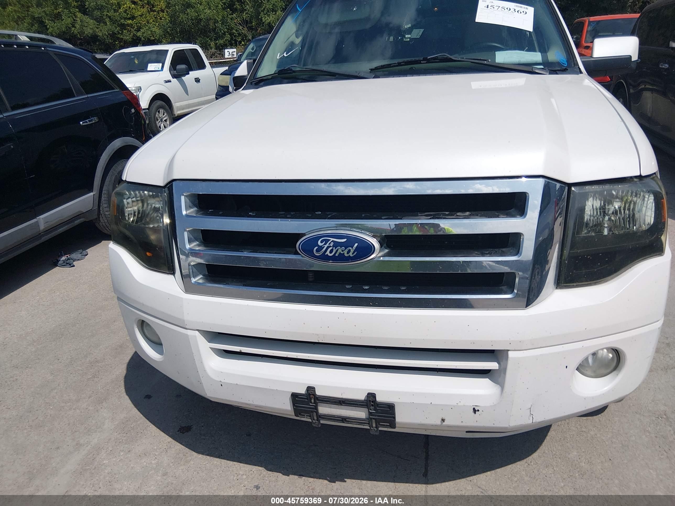 2011 Ford Expedition El Limited White vin: 1FMJK1K53BEF35449