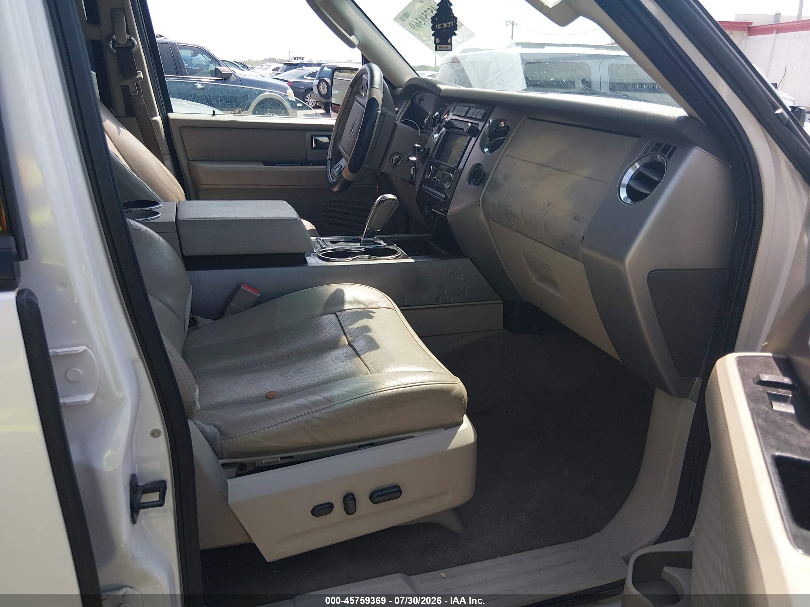 2011 Ford Expedition El Limited White vin: 1FMJK1K53BEF35449
