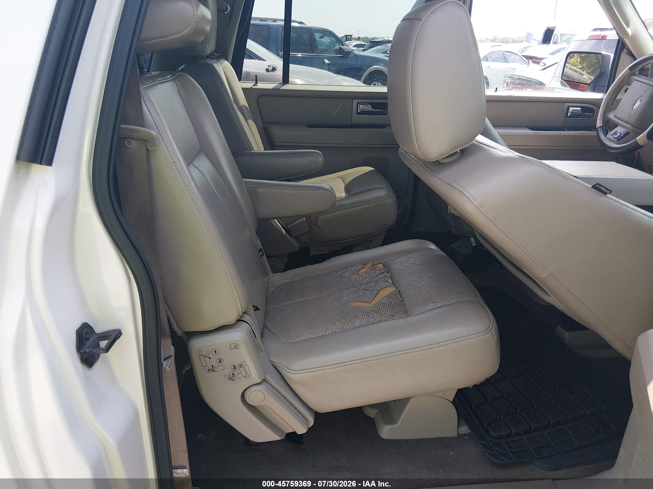 2011 Ford Expedition El Limited White vin: 1FMJK1K53BEF35449