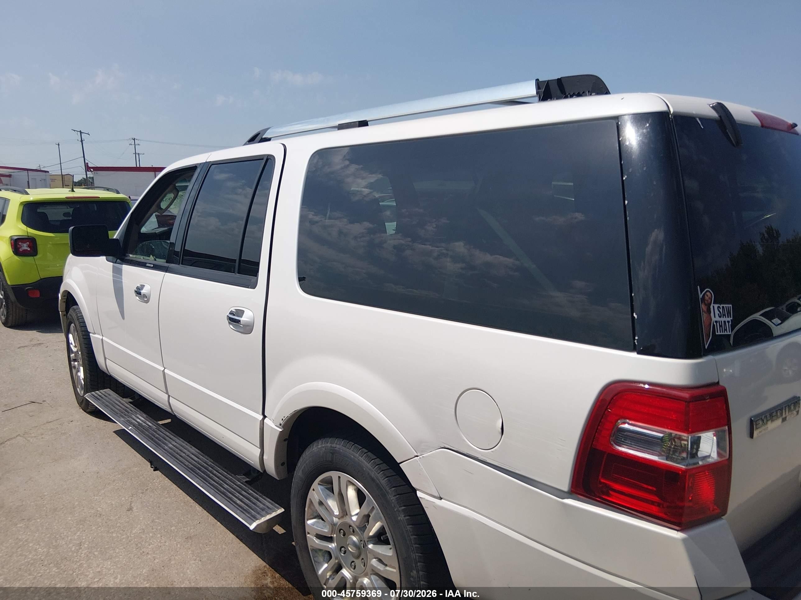 2011 Ford Expedition El Limited White vin: 1FMJK1K53BEF35449