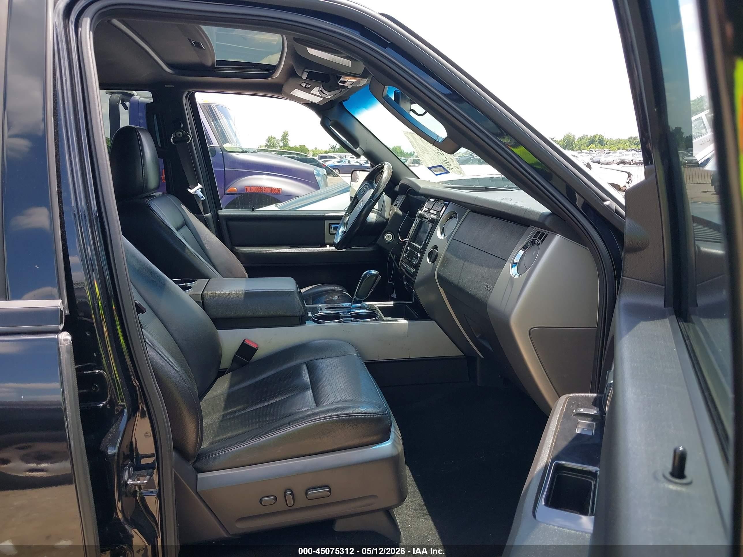 2012 Ford Expedition El Limited Black vin: 1FMJK1K53CEF14943