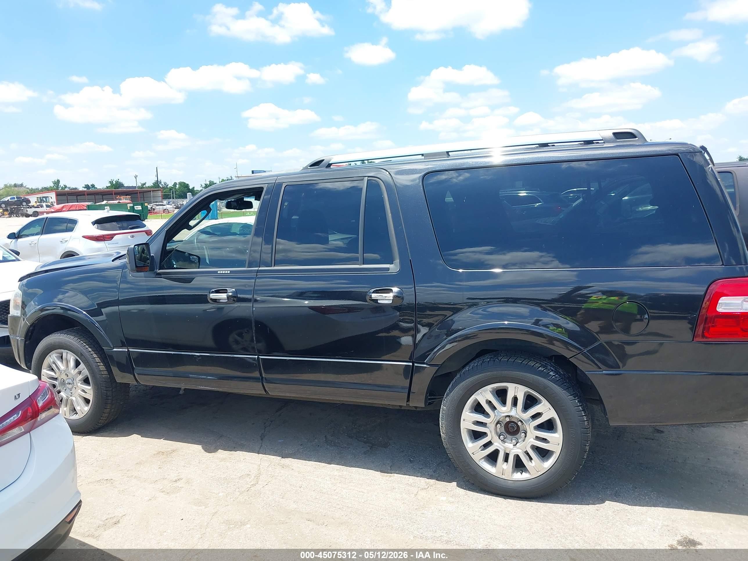 2012 Ford Expedition El Limited Black vin: 1FMJK1K53CEF14943