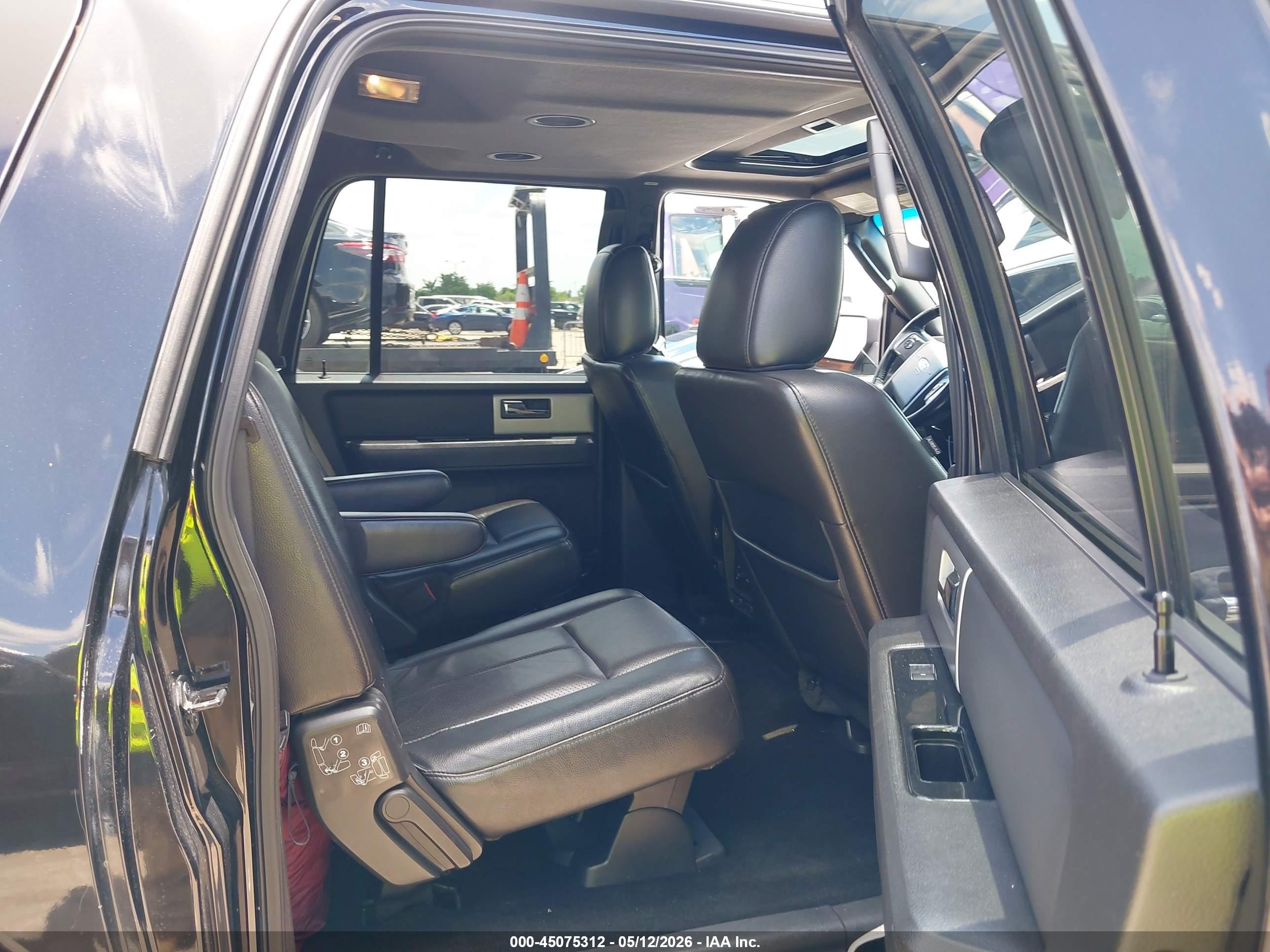 2012 Ford Expedition El Limited Black vin: 1FMJK1K53CEF14943